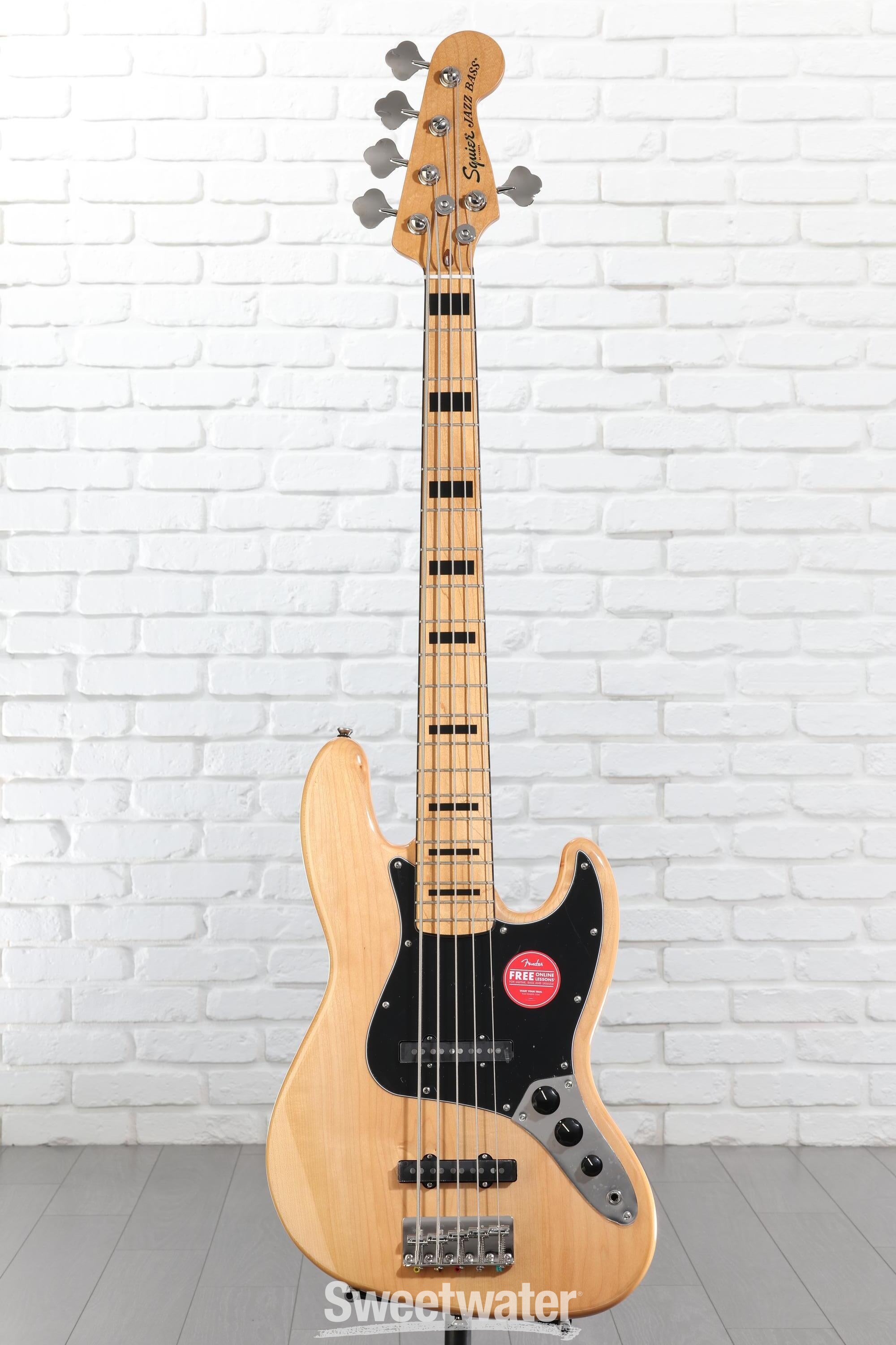 Squier Classic Vibe '70s Jazz Bass V - Natural with Maple