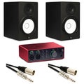 Photo of Focusrite Scarlett 4i4 4th Gen USB Audio Interface and Yamaha HS8 8 inch Powered Studio Monitor Bundle