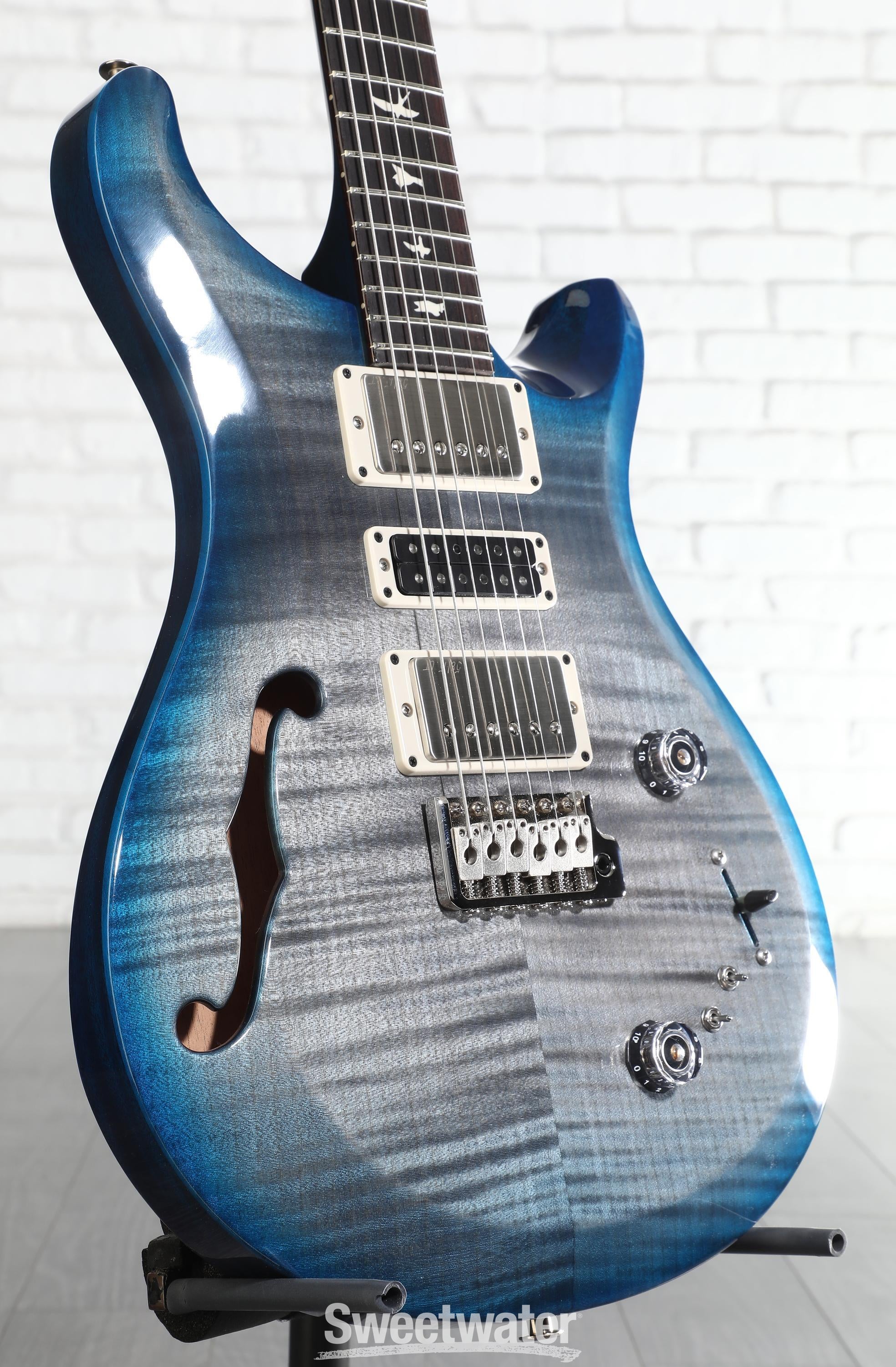 Photo of PRS S2 Special Semi-Hollow Electric Guitar - Faded Gray Black Blue Burst