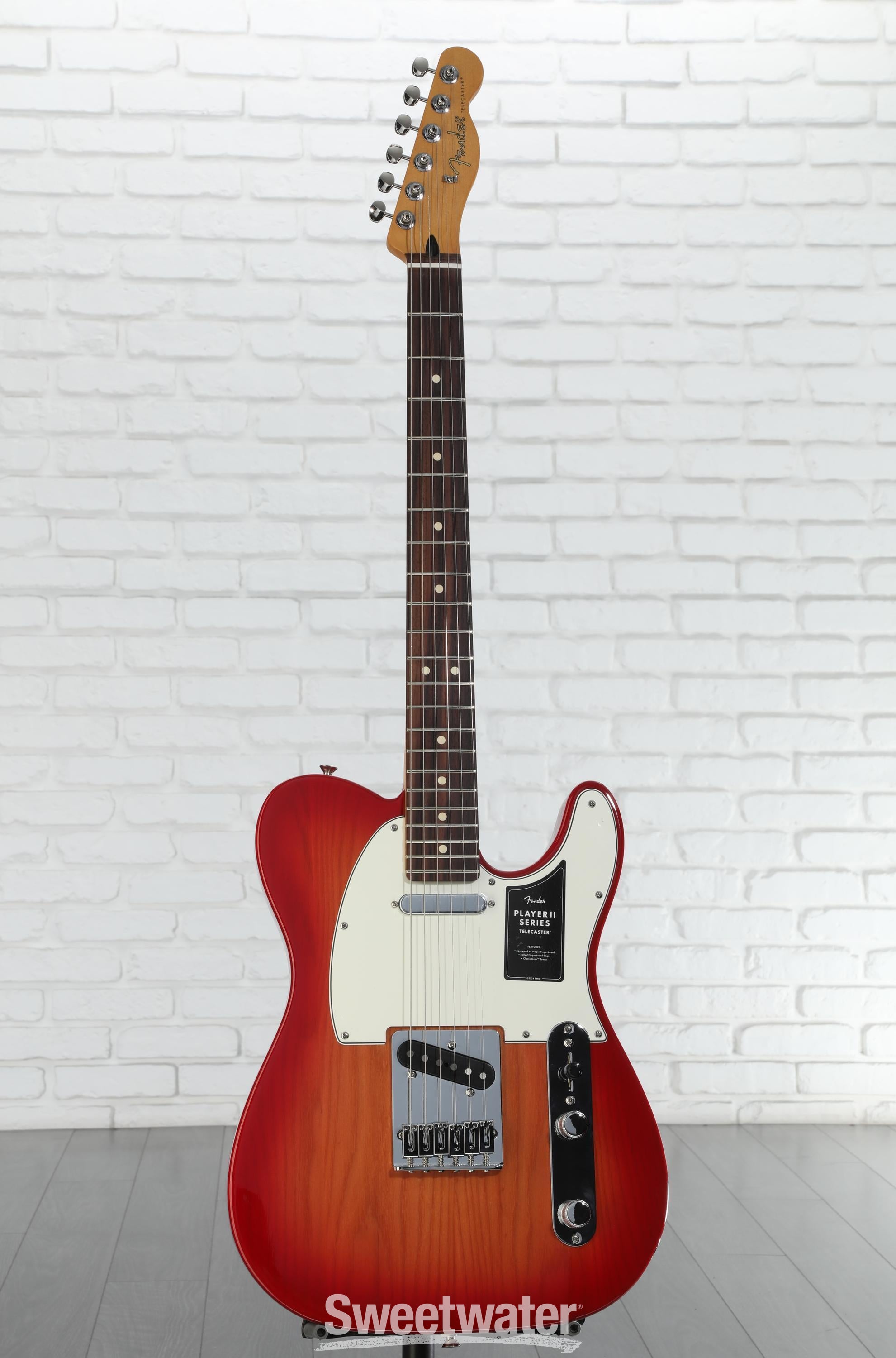 ギター Fender Player Series Telecaster Fender Player II Telecaster Electric Guitar - Aged Cherry