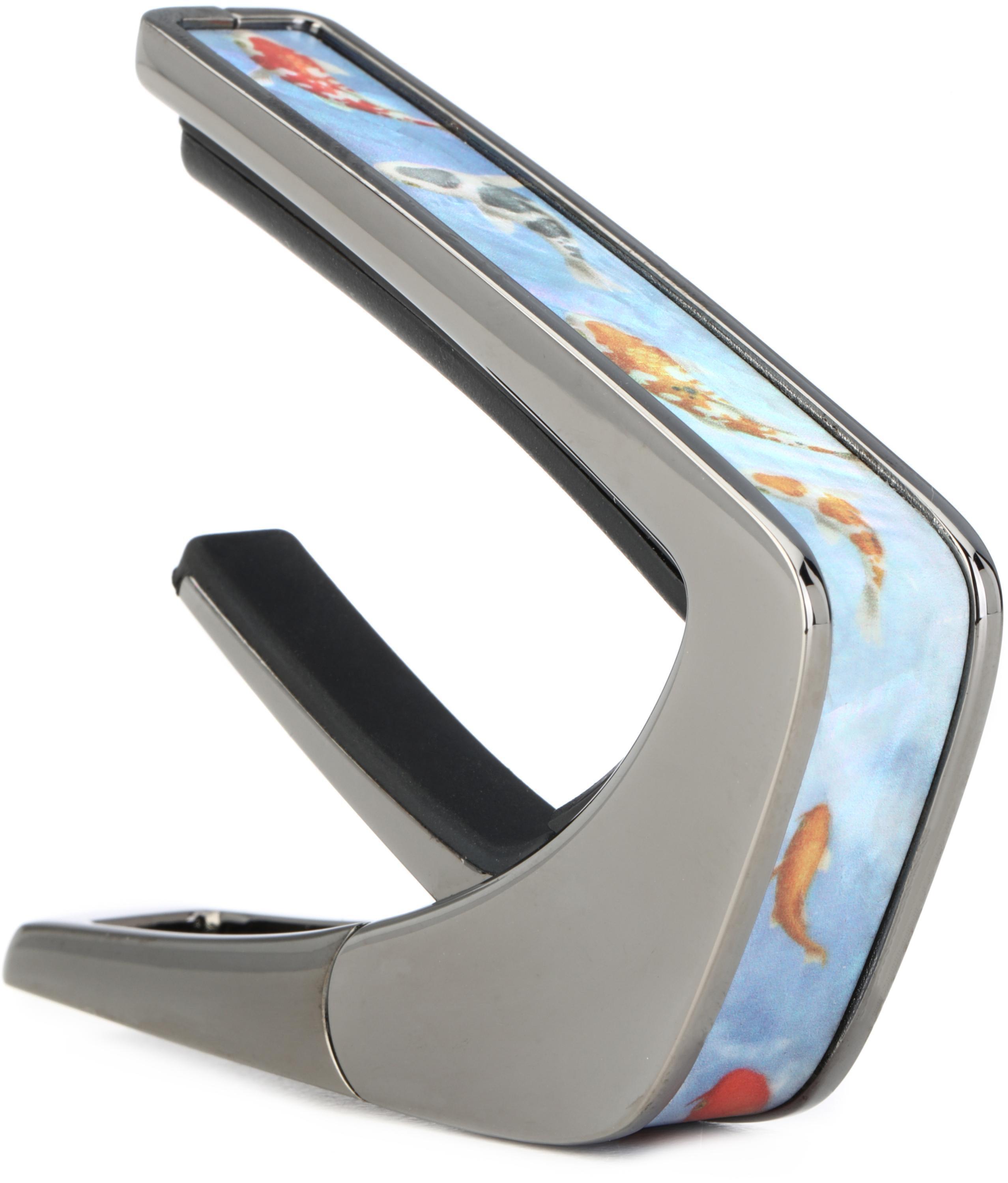 Photo of Thalia Deluxe Capo - Black Chrome, Koi Pond Pearl