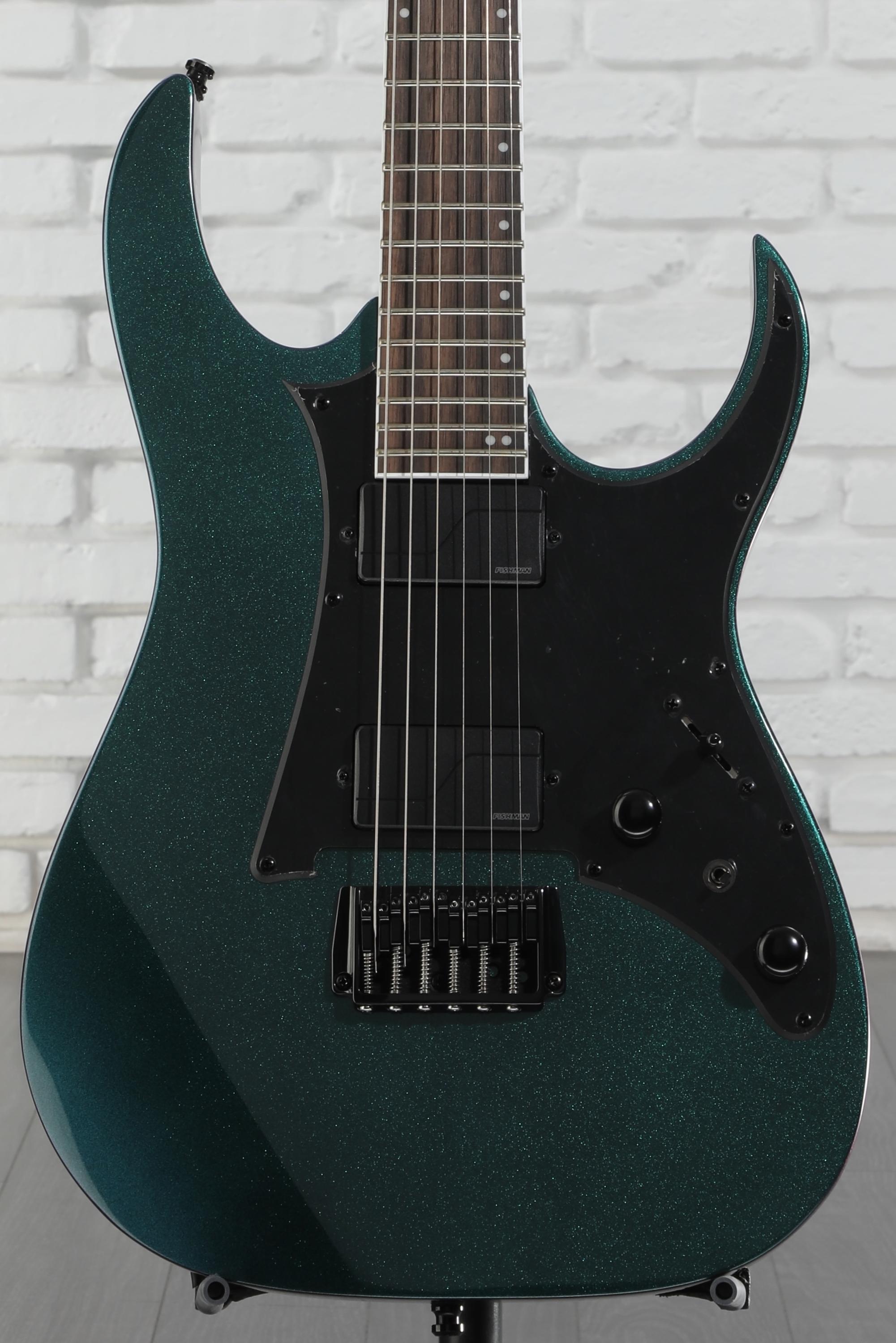 ギター Ibanez Axion Label RG631ALF Ibanez Axion Label RG631ALF Electric Guitar - Blue Chameleon