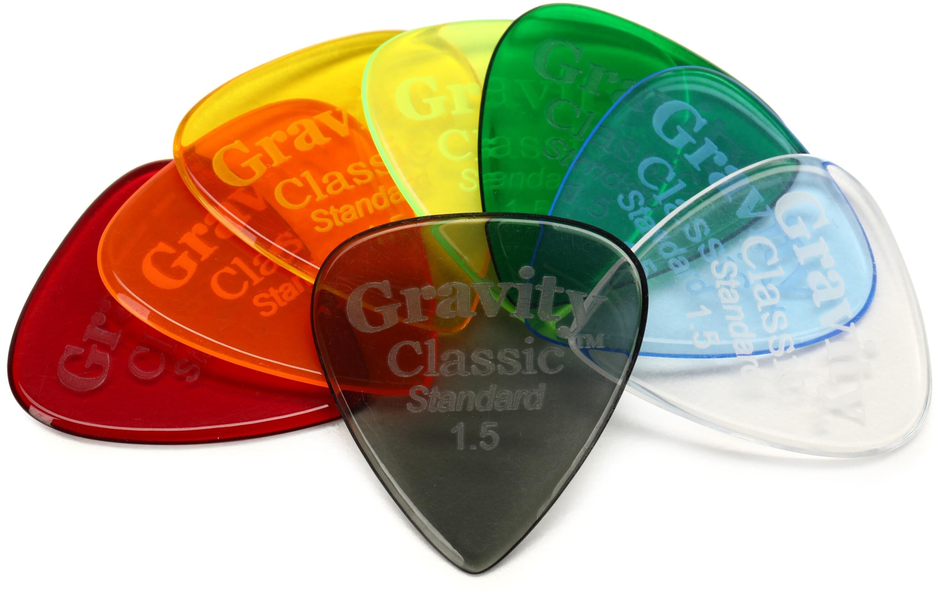 Photo of Gravity Picks Classic Standard Guitar Picks - 1.5mm (8-pack)