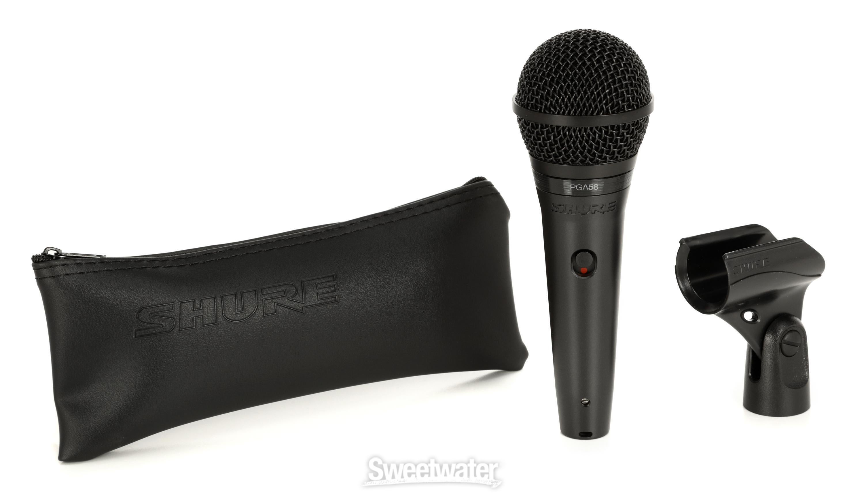 Shure PGA58 Cardioid Dynamic Vocal Microphone | Sweetwater