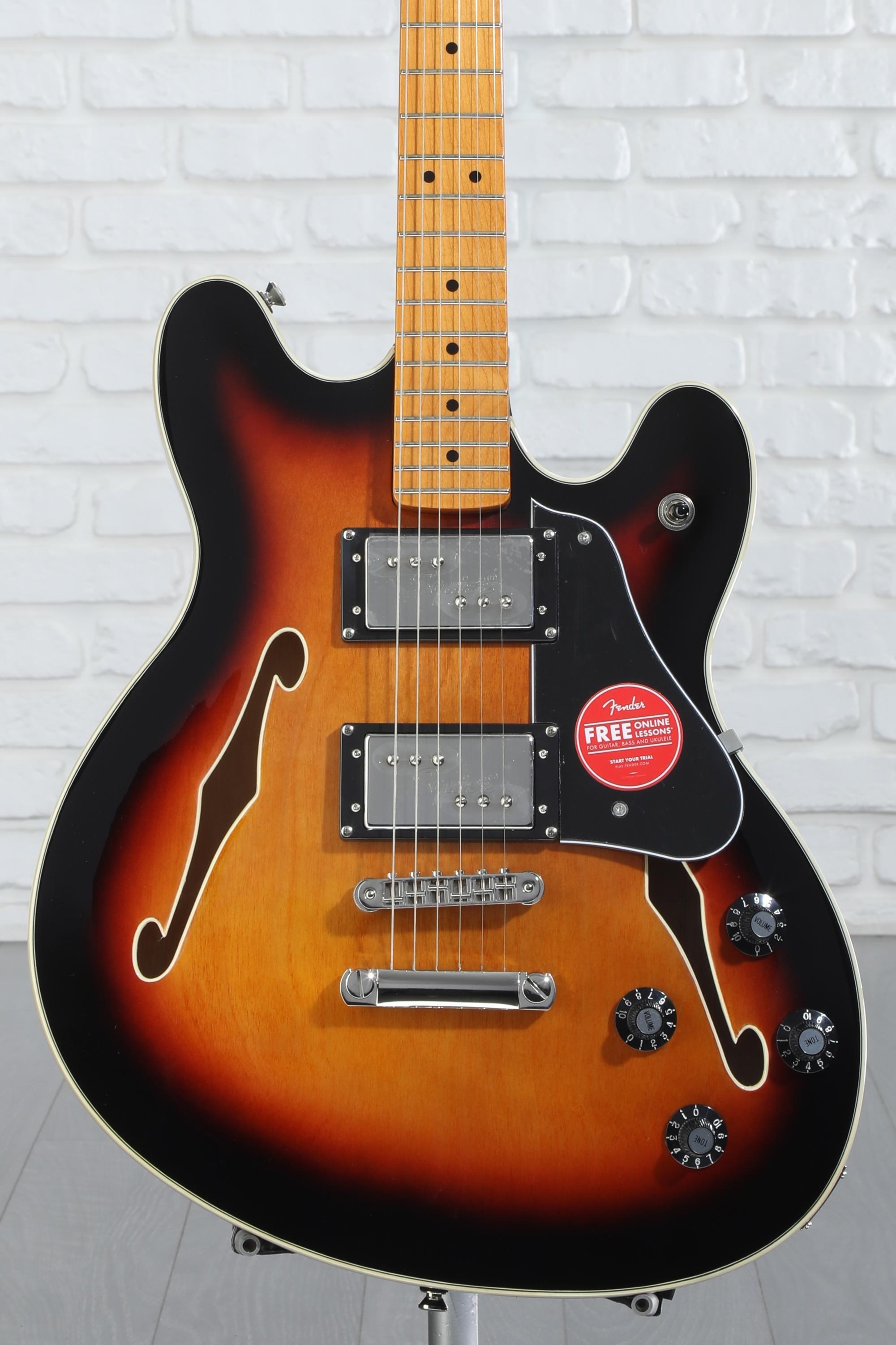 Squier Classic Vibe Starcaster Semi-hollowbody Electric Guitar - 3-tone  Sunburst | Sweetwater