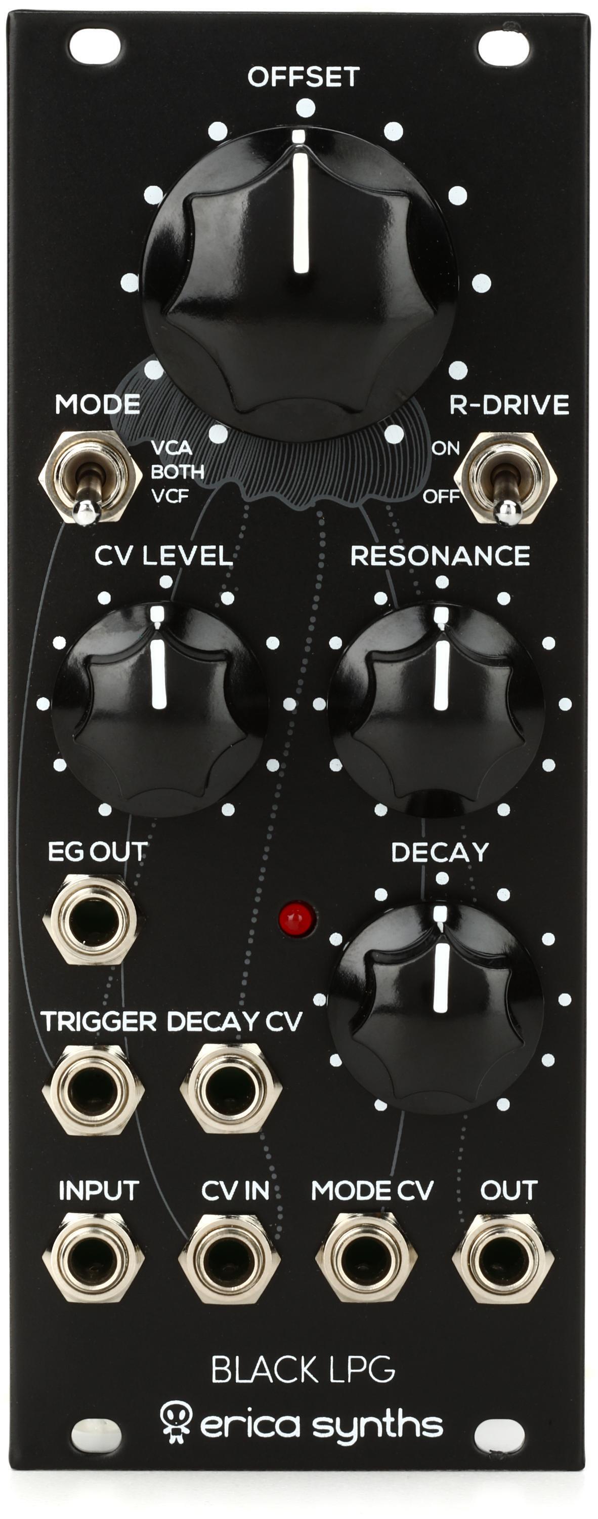 erica fusion vca waveshaper モジュラー シンセ Erica Synths Fusion VCA/Waveshaper/Ringmodulator Tube-based VCA