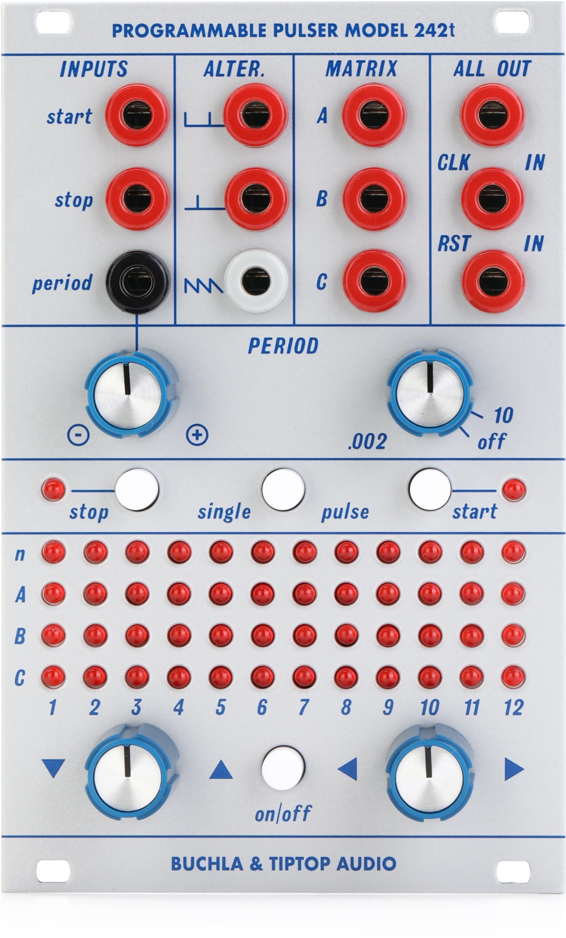 Tiptop Audio Buchla 242t Programmable Pulser Eurorack Module