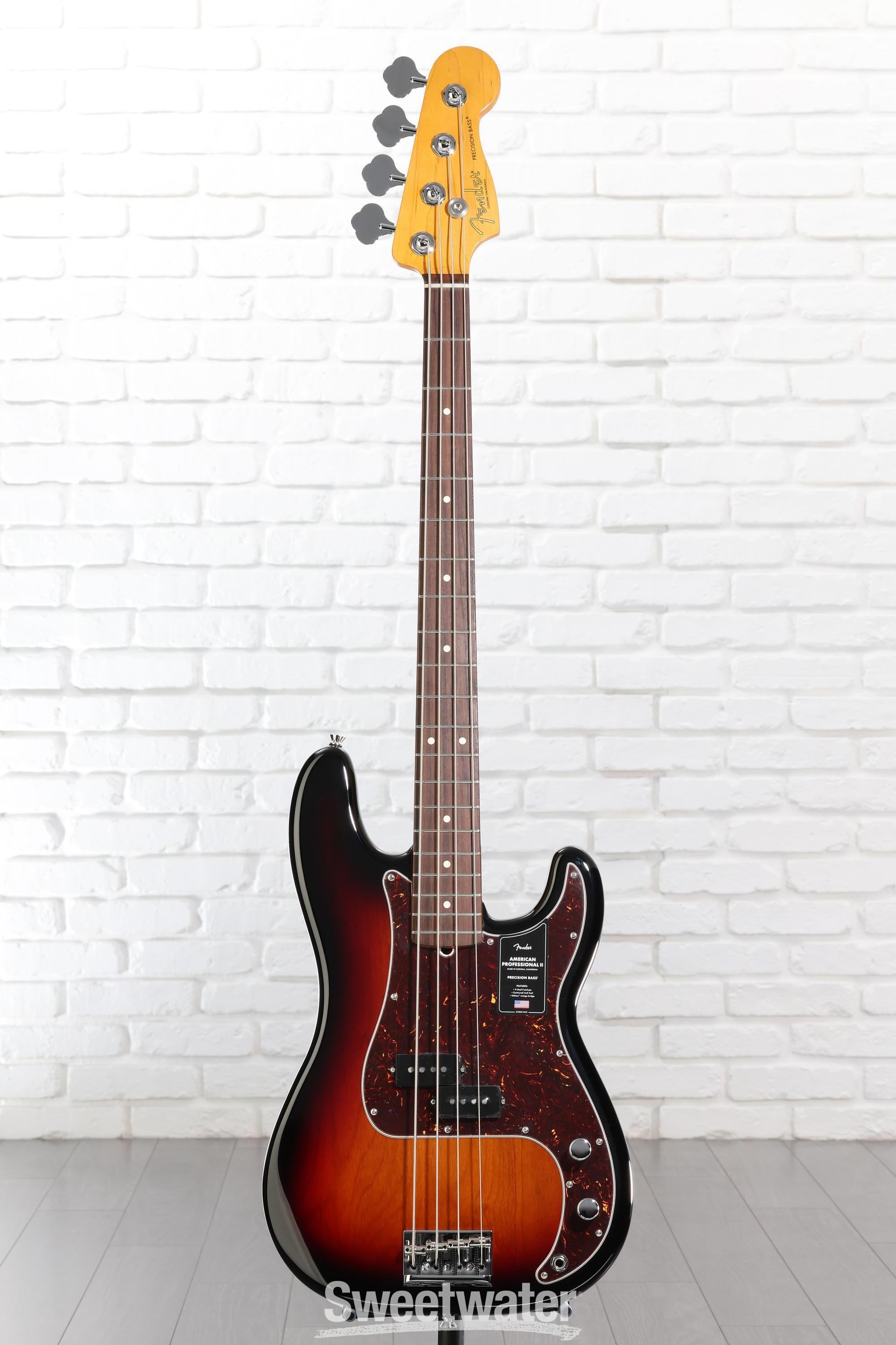 Fender American Professional II Precision Bass Guitar - 3-color