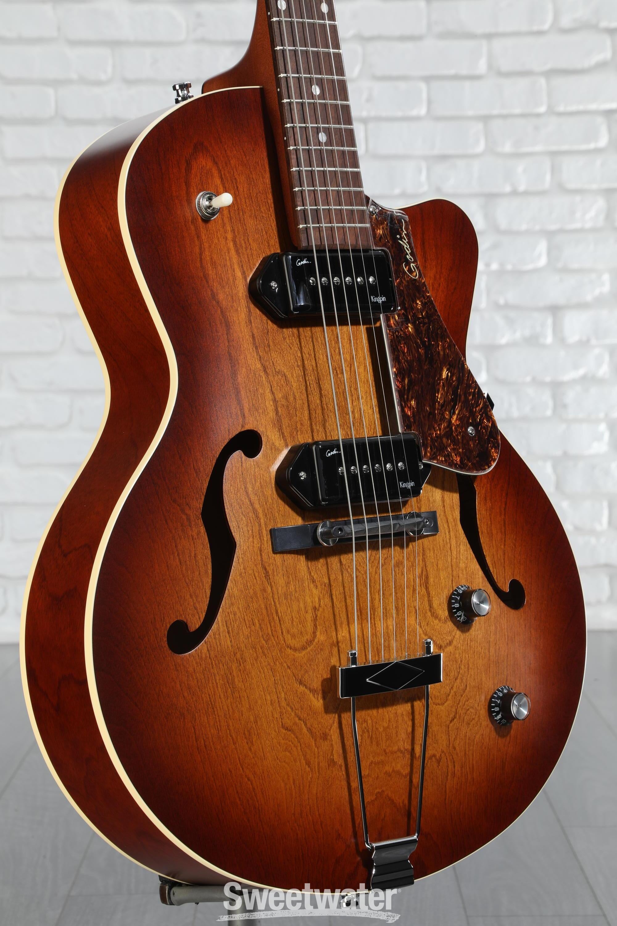 Godin 5th Avenue CW Kingpin II P90 Hollowbody Electric