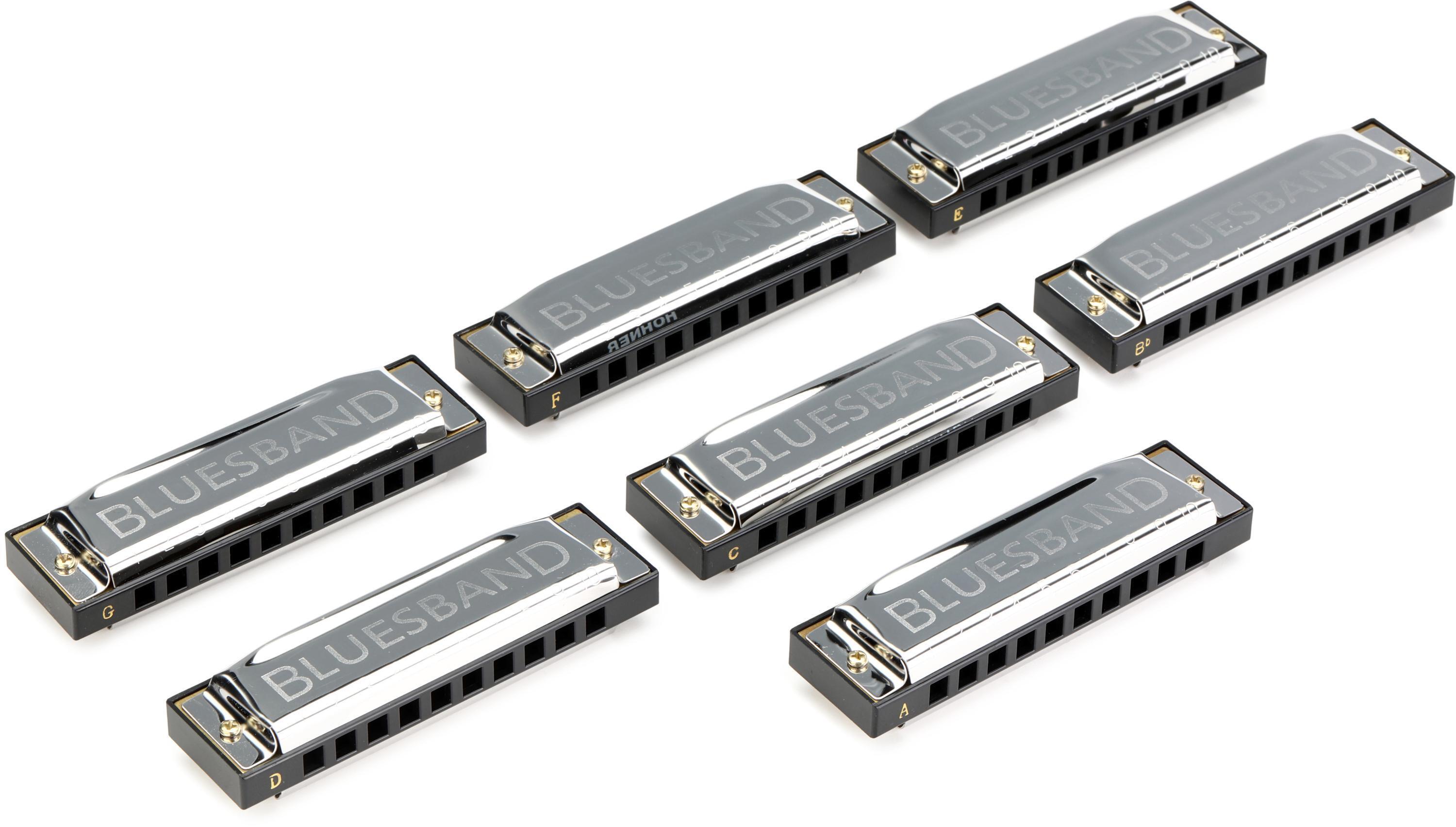 Hohner Blues Harp Pro Pack 3-piece Harmonica Set | Sweetwater