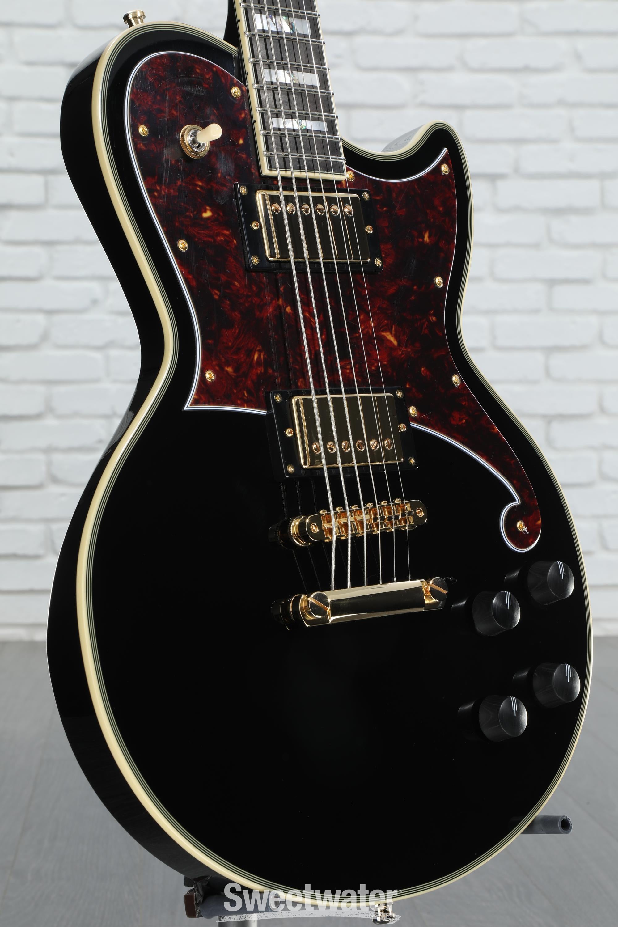 D'Angelico Deluxe Atlantic Baritone Electric Guitar - Solid