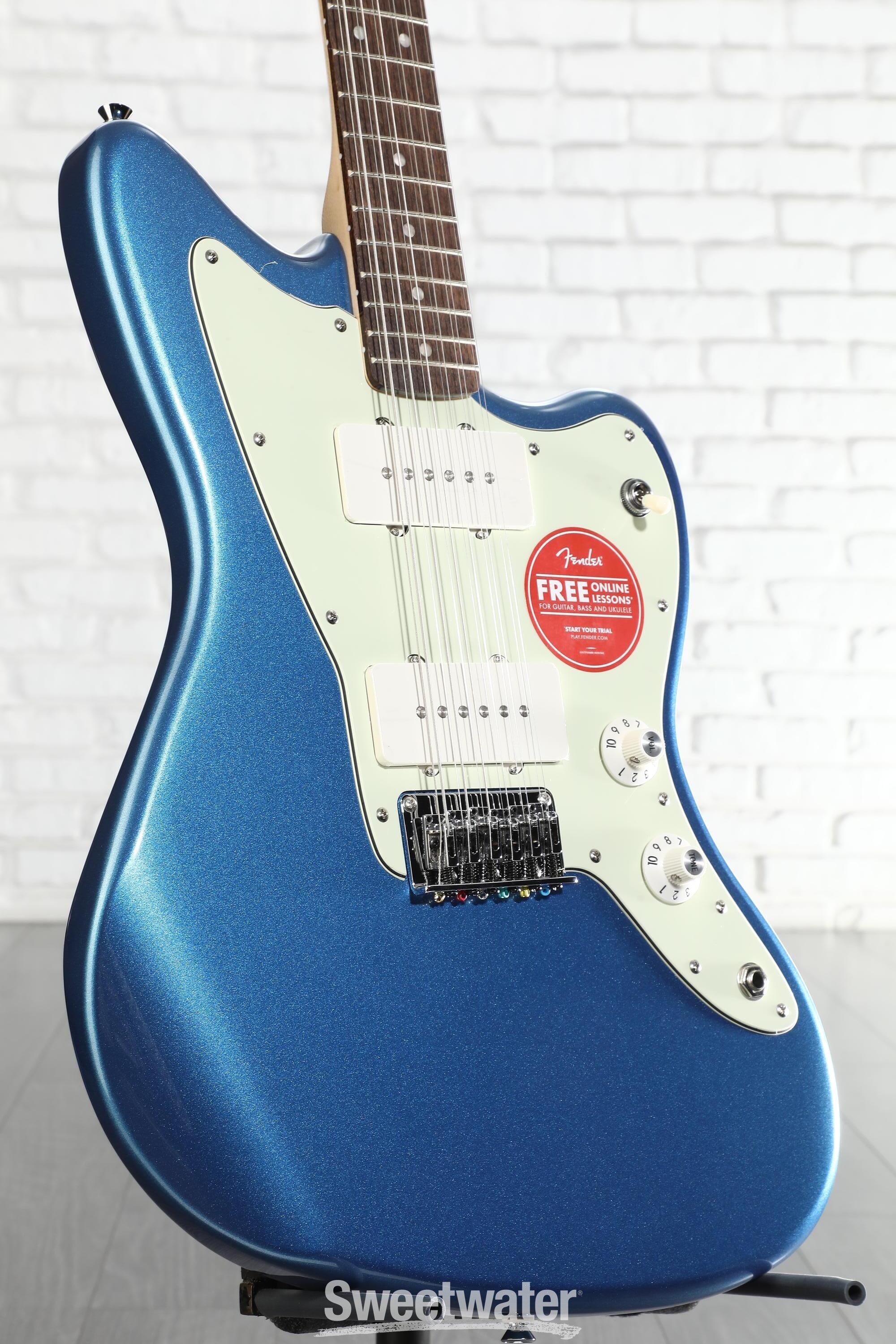 Photo of Squier Paranormal Jazzmaster XII 12-string Electric Guitar - Lake Placid Blue