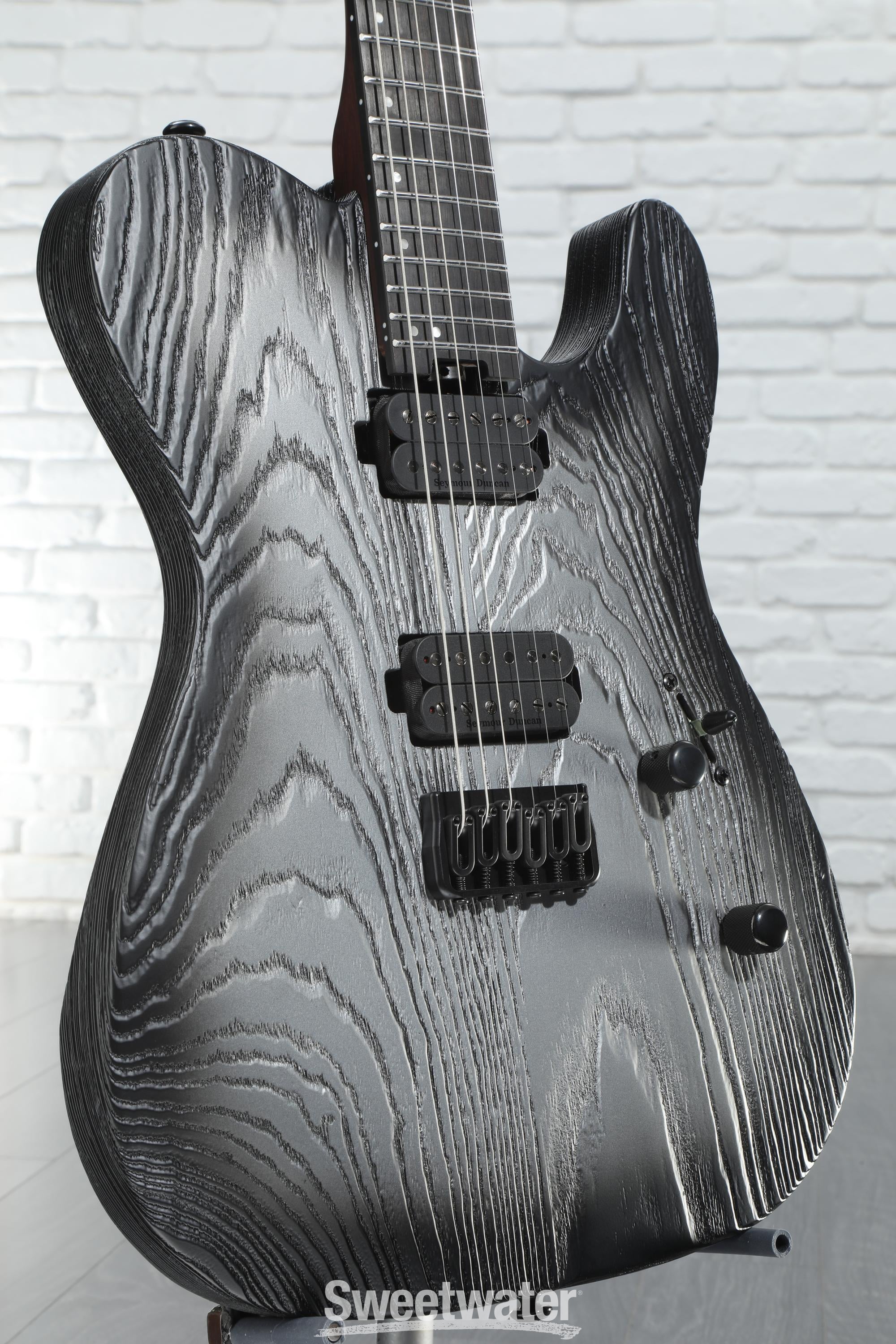 ESP LTD TE-1000 Electric Guitar - Silver Blast