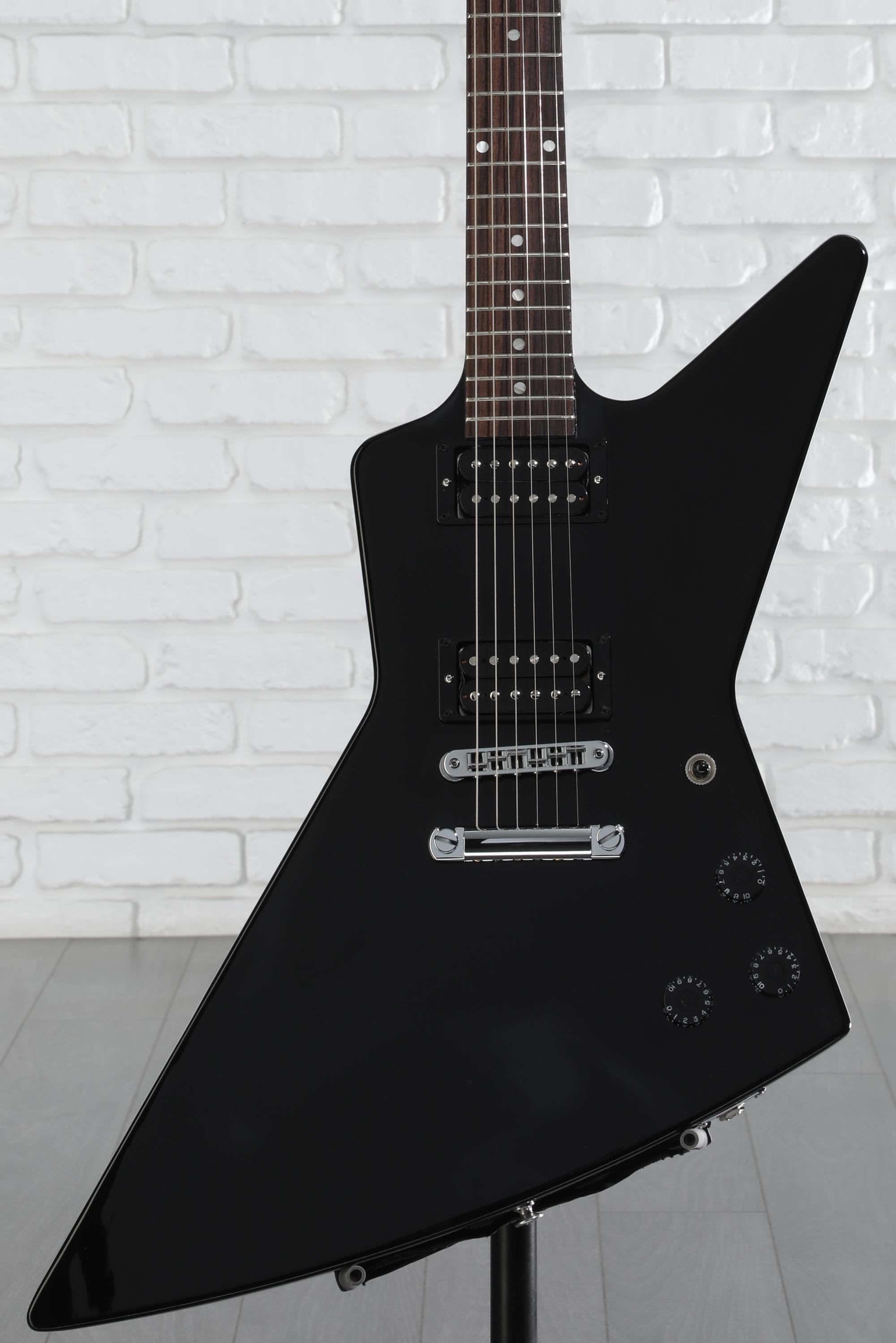 ギター Gibson USA Explorer Ebony Gibson 70's Explorer Ebony – Chicago Music Exchange