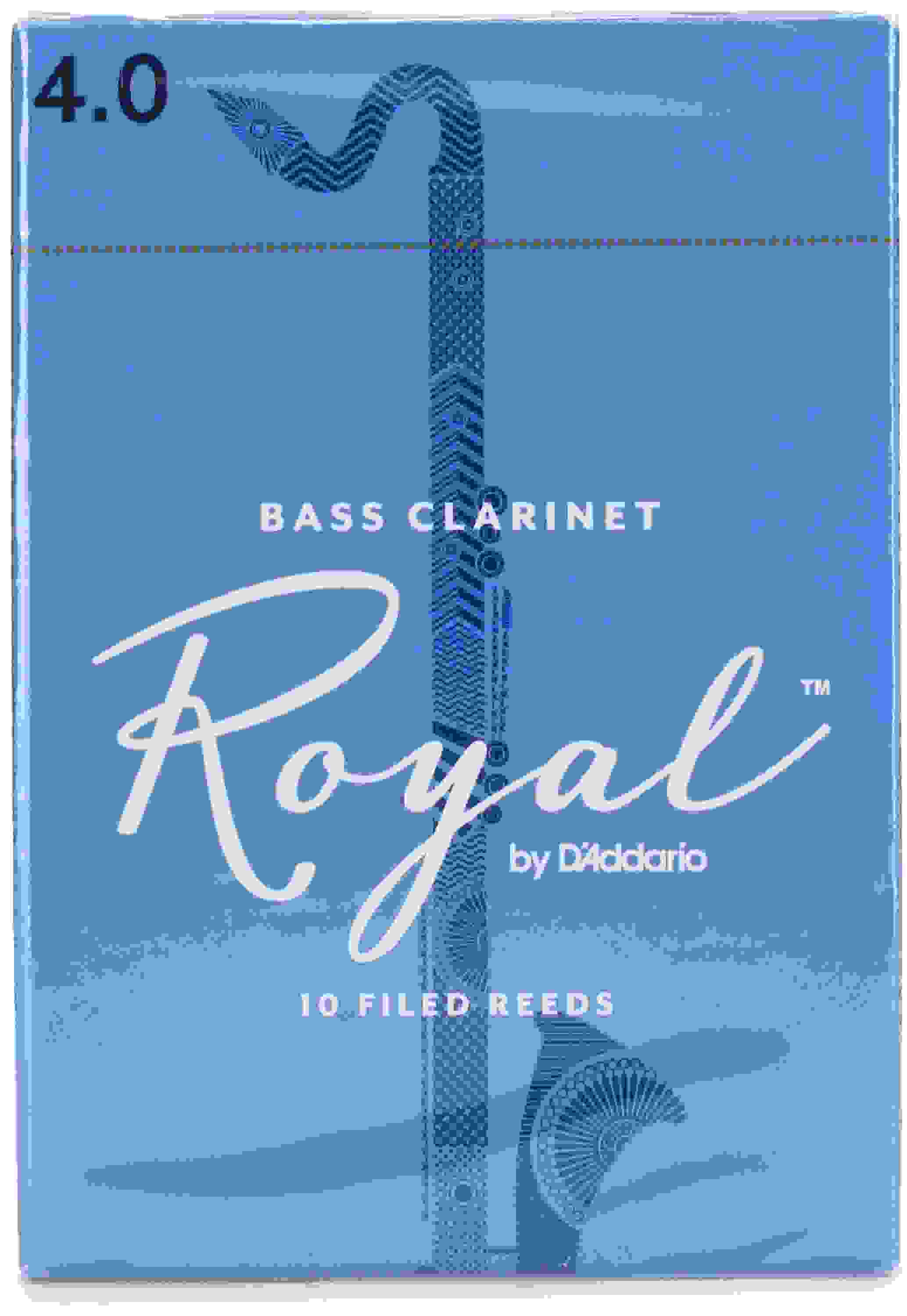 D'Addario Royal Bass Clarinet Reeds - 4.0 (10-pack)
