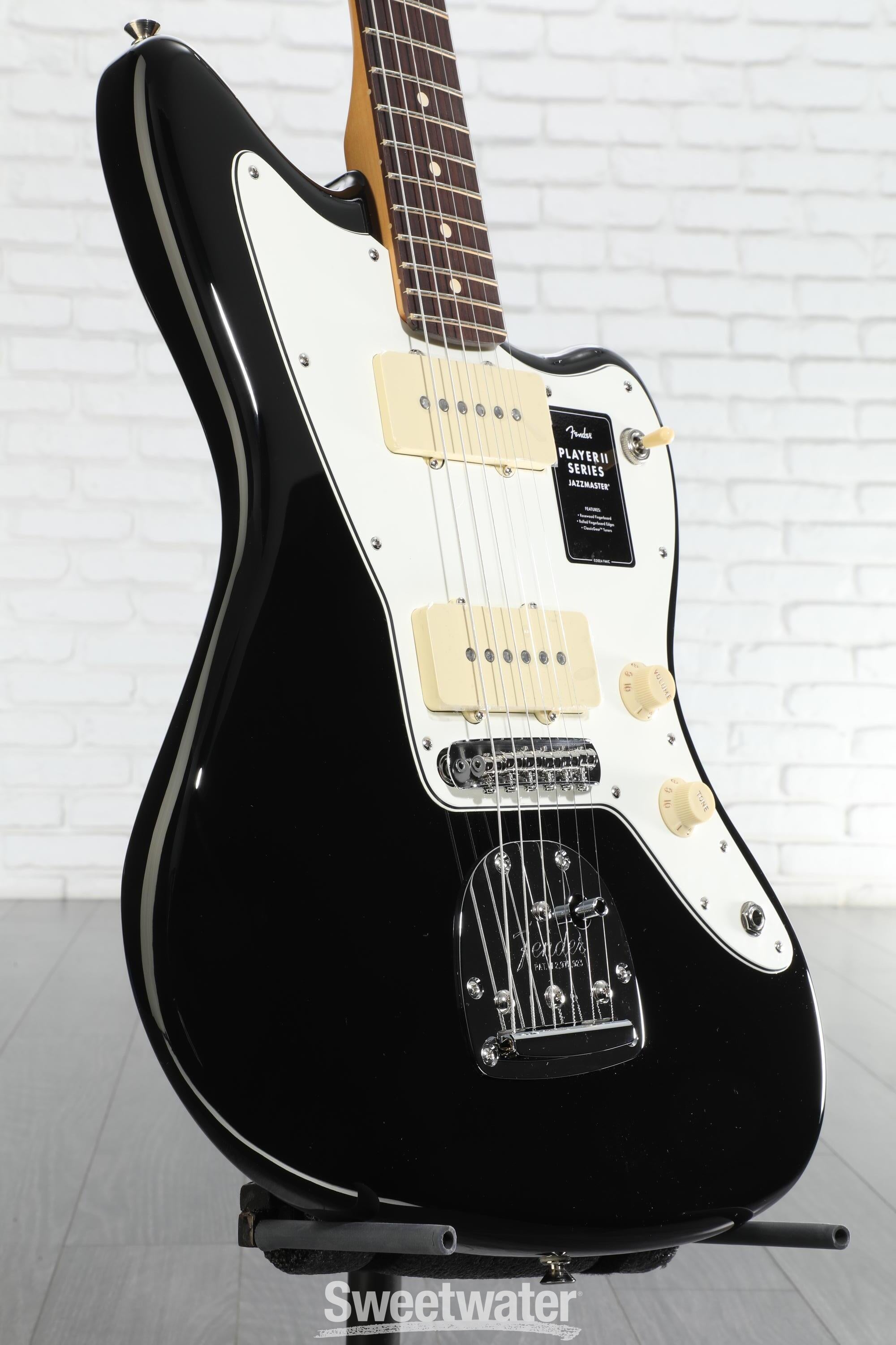 Fender Player II Jazzmaster Electric Guitar - Black | Sweetwater