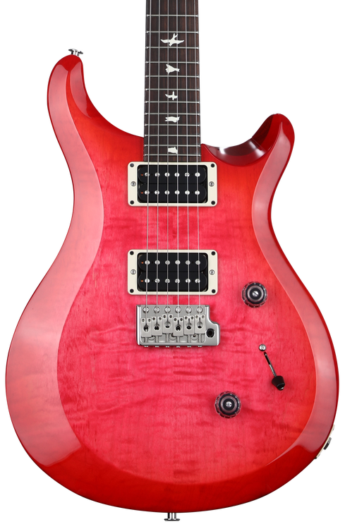 PRS S2 Custom 24 Electric Guitar - Bonnie Pink/Cherry Burst