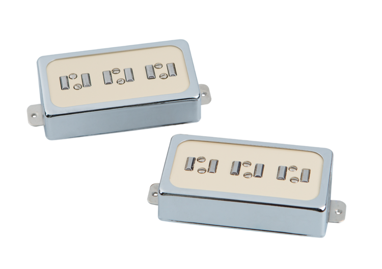 Seymour Duncan Custom Shop Phat Staple P-90 2-piece Pickup Set - Cream with  Nickel Cover