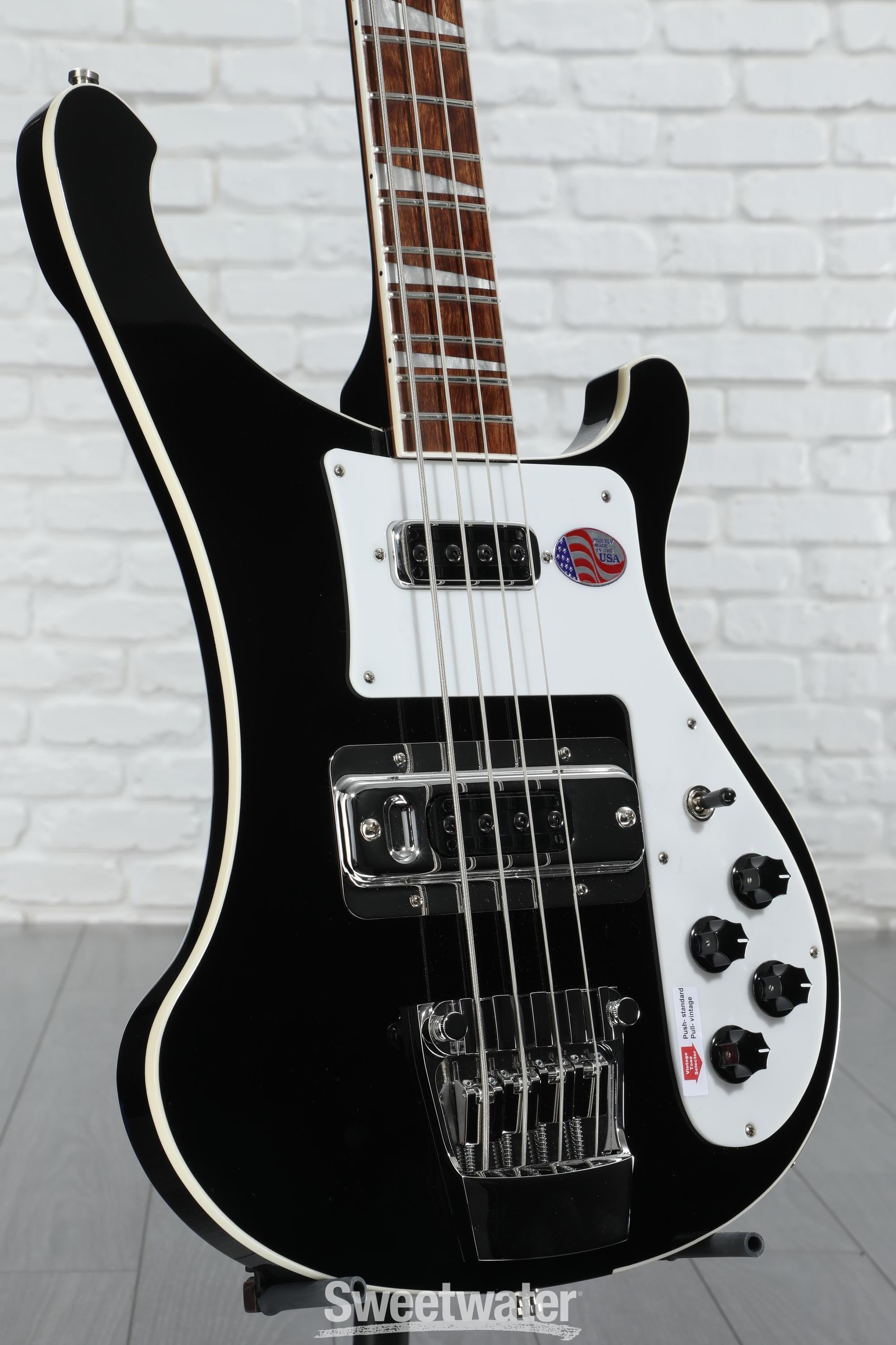 Rickenbacker ベース 4弦 ブラック/ホワイト Rickenbacker ベース 4弦 ブラック/ホワイト ベース