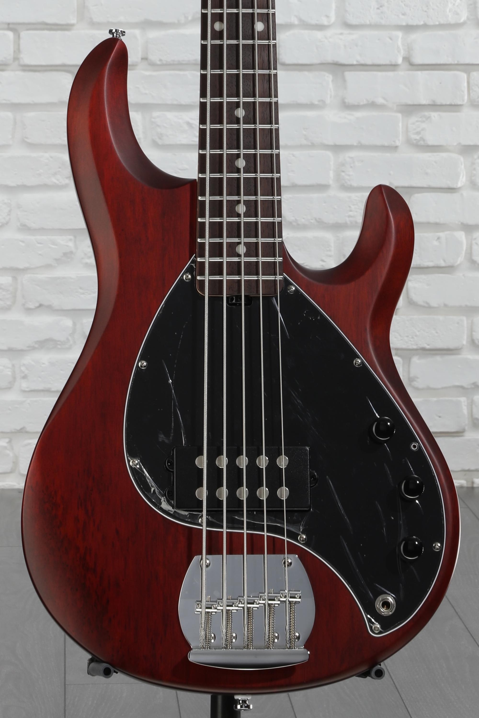 Sterling By Music Man StingRay RAY5 Bass Guitar - Walnut