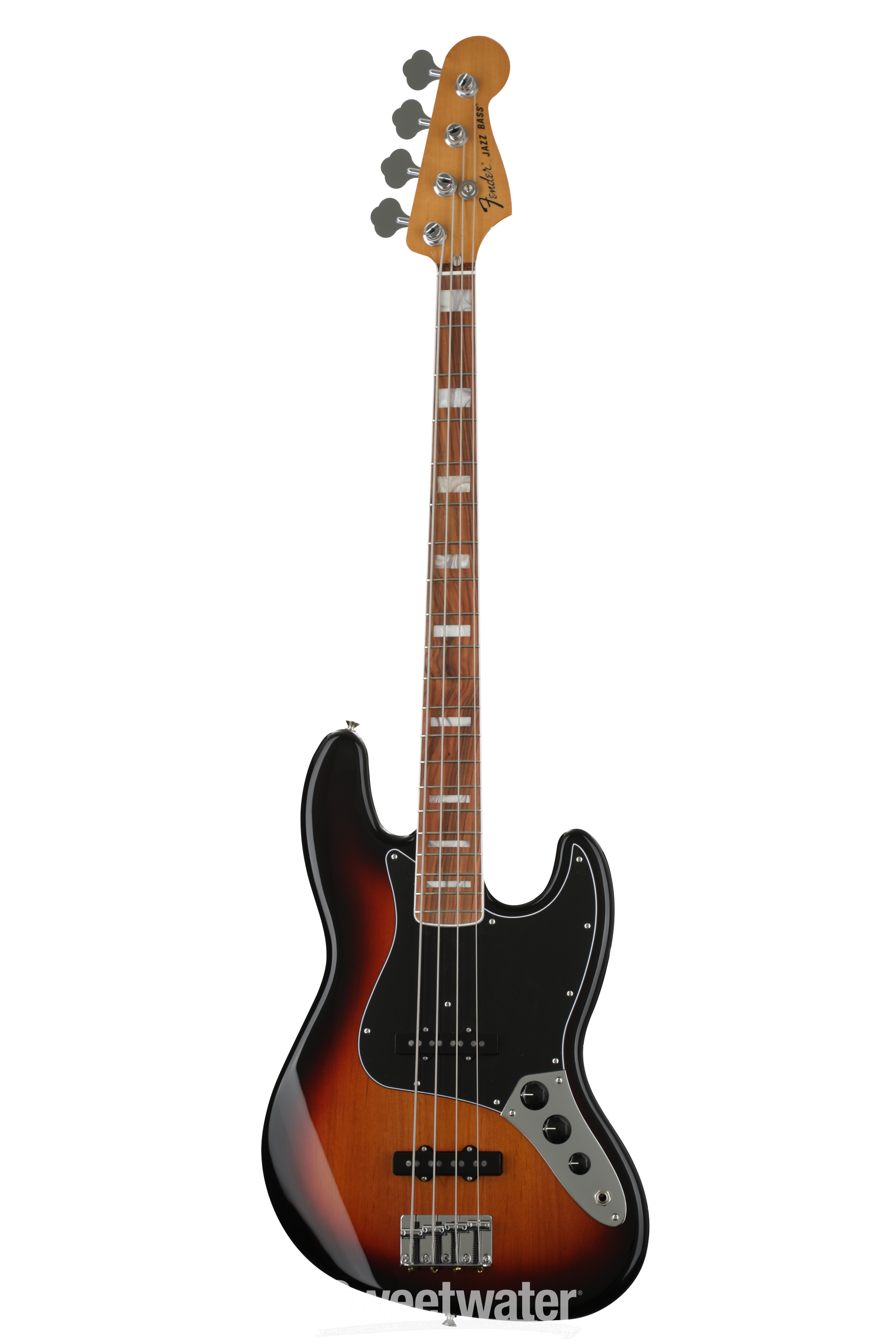 Fender Vintera '70s Jazz Bass - 3-Color Sunburst with Pau Ferro 