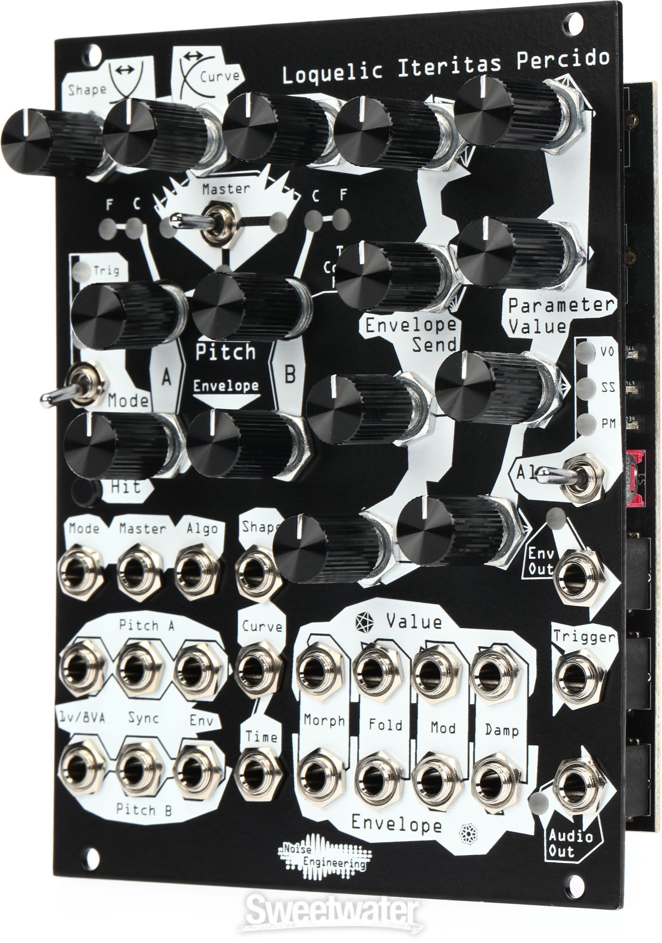 Noise Engineering Loquelic Iteritas Percido Multimode Digital VCO and  Envelope Trigger Eurorack Module - Black