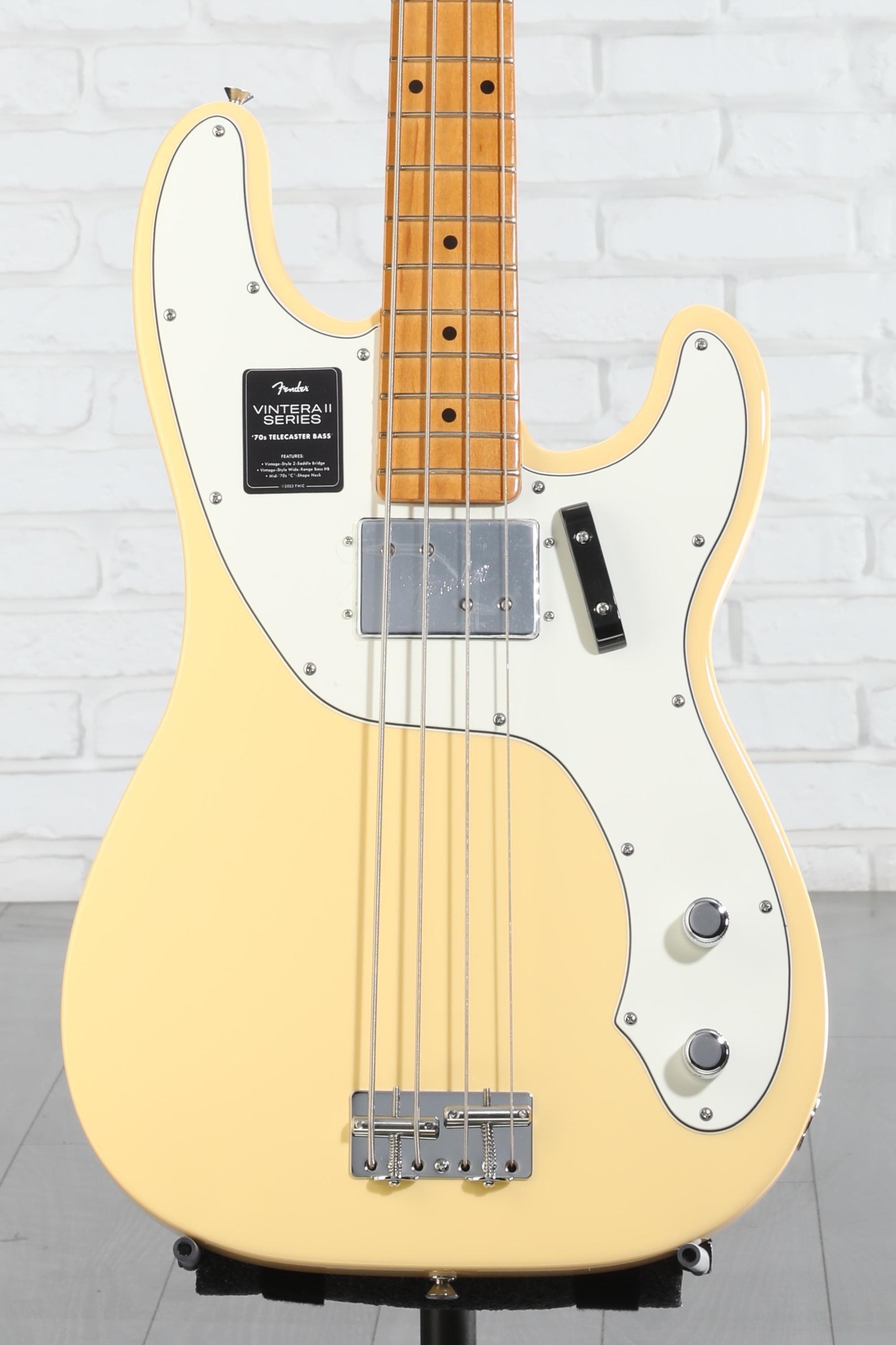 Fender Vintera II '70s Telecaster Bass - Vintage White | Sweetwater