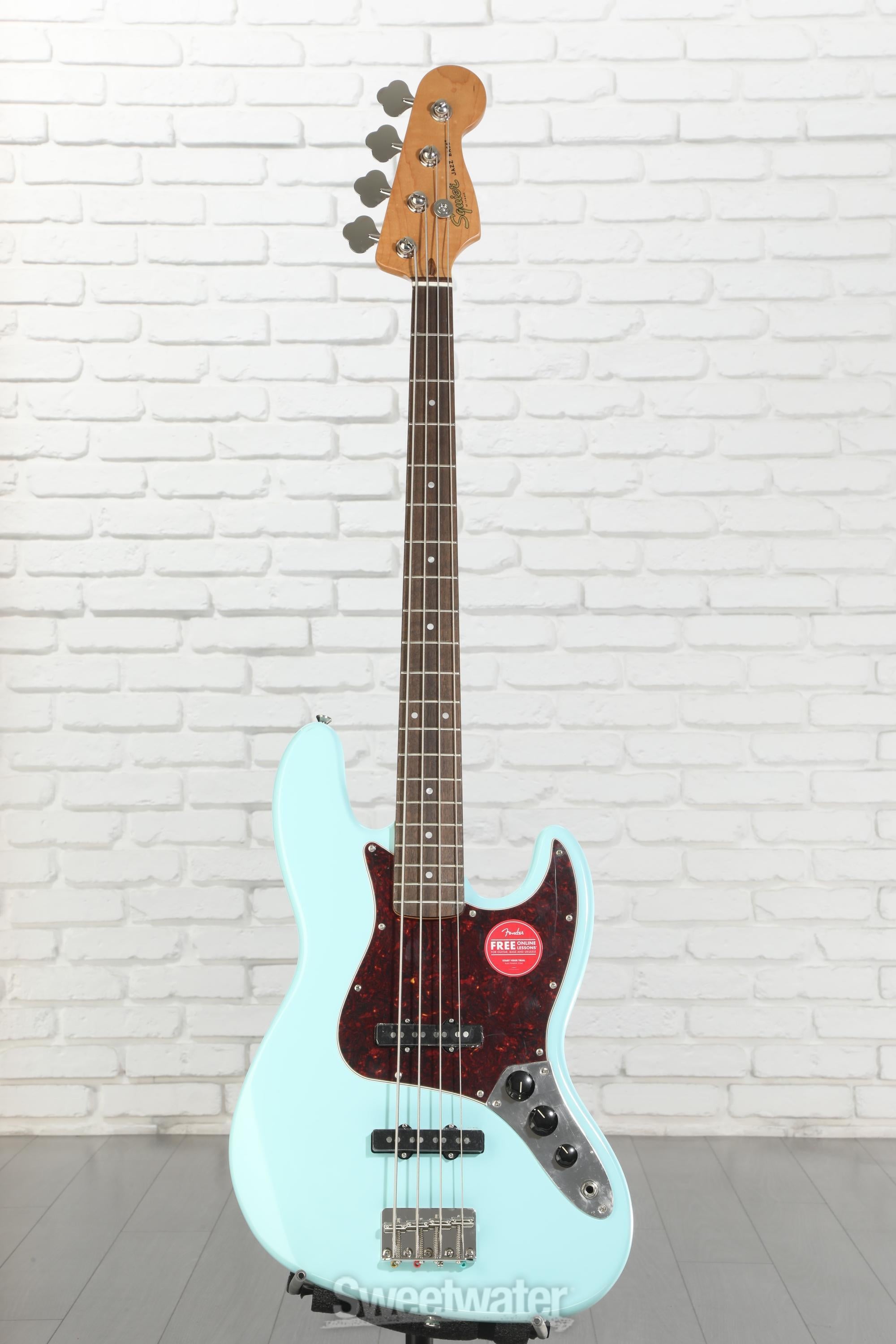 Squier Classic Vibe '60s Jazz Bass - Daphne Blue | Sweetwater