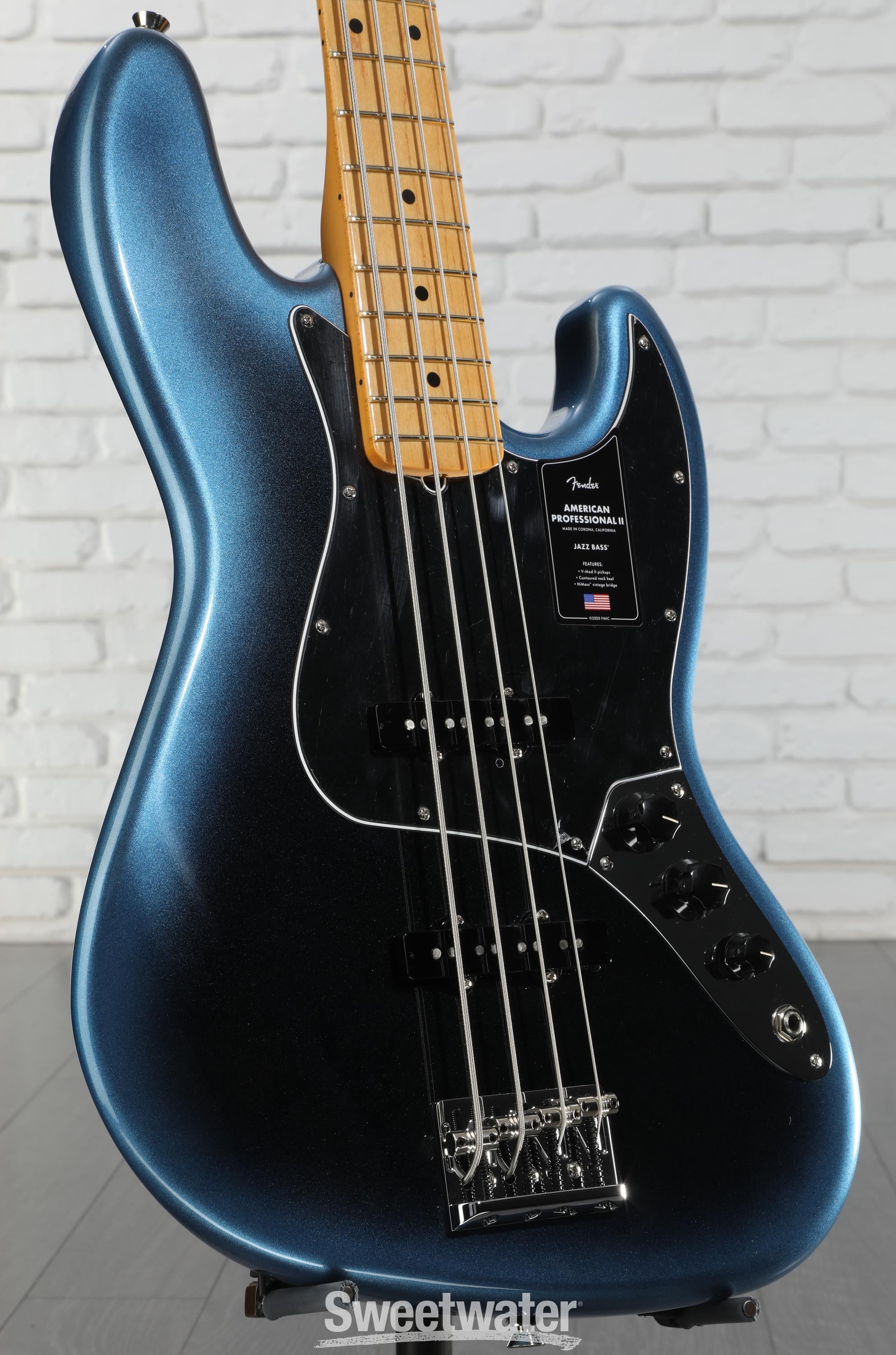 Fender American Professional II Jazz Bass - Dark Night with