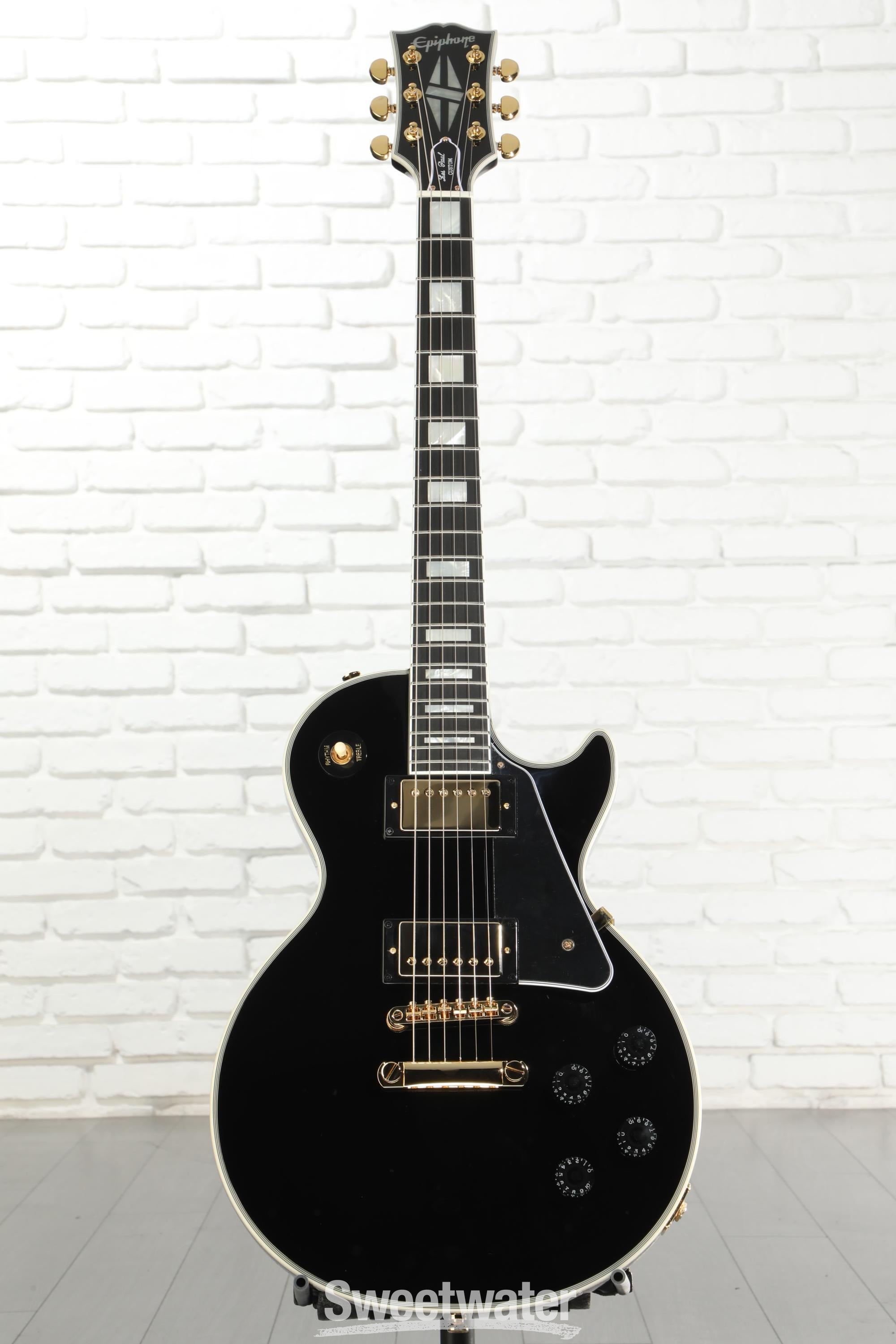 Epiphone Inspired by Gibson Custom Les Paul Custom Electric Guitar