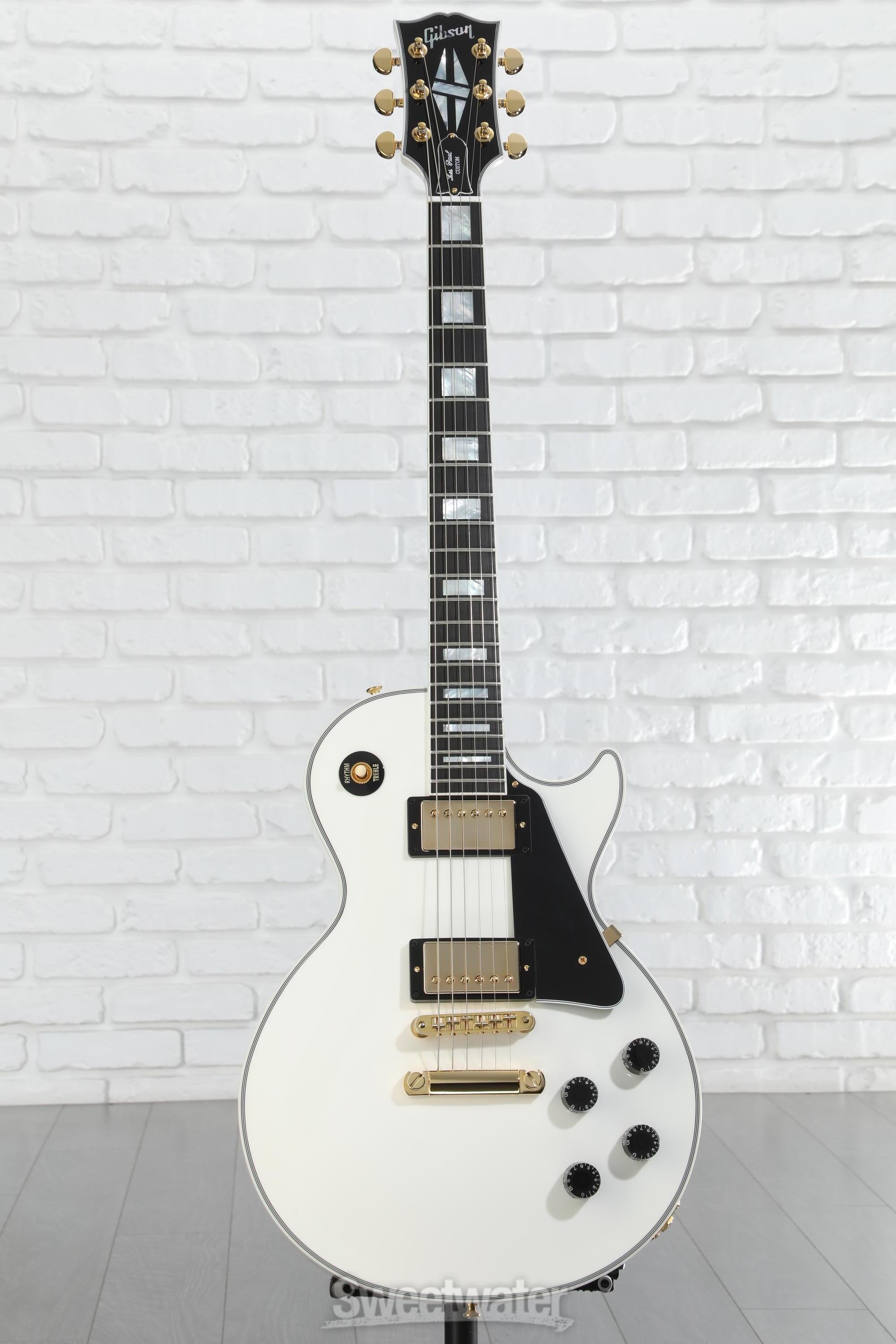 Gibson Custom Les Paul Custom Electric Guitar - Alpine White