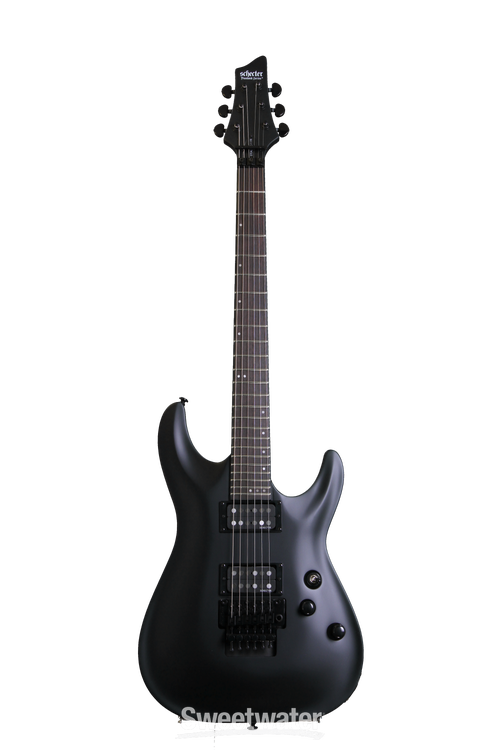 Schecter Stealth C-1 Floyd Rose Satin Black Stealth | Sweetwater