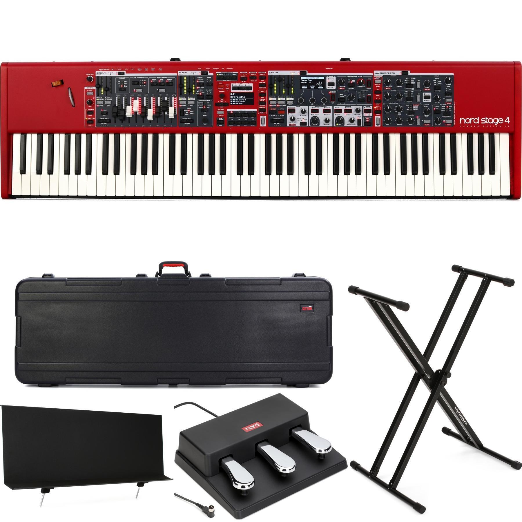 Photo of Nord Stage 4 88 Stage Keyboard Stage Deluxe Bundle