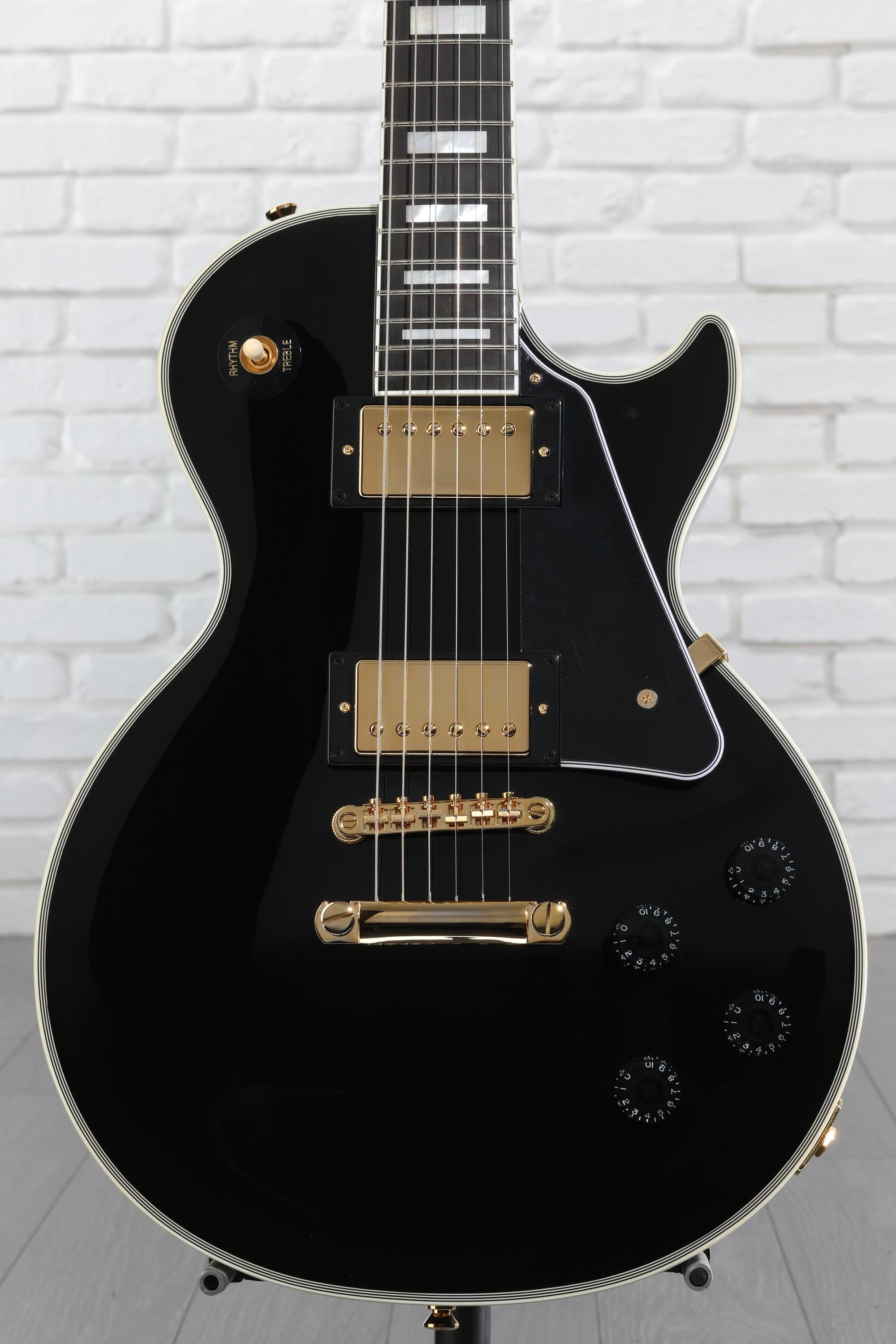 Epiphone Les Paul Custom Electric Guitar - Ebony | Sweetwater