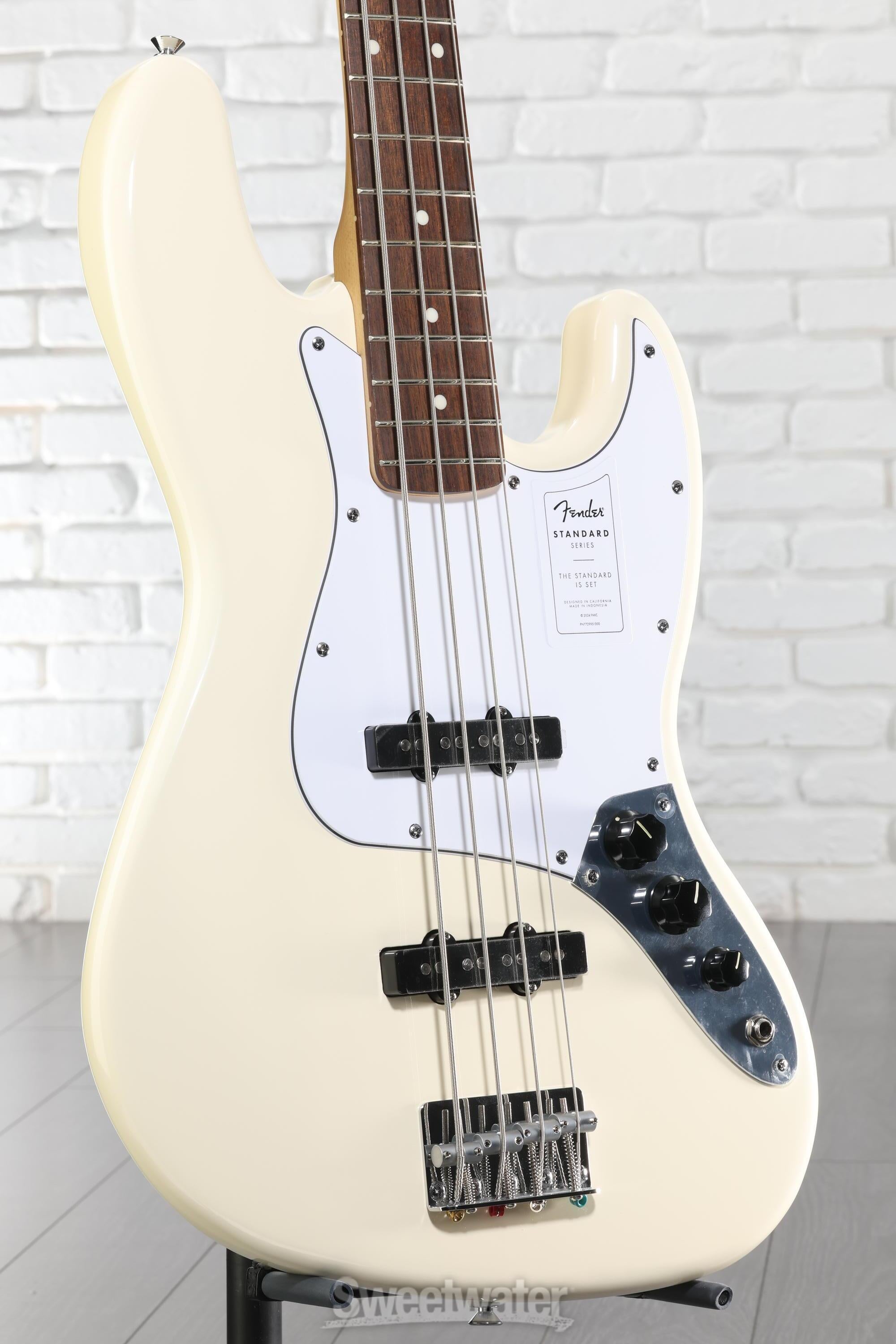 『新品』Fender Standard Jazz Bass アイボリー 1983 Fender Jazz Bass, Ivory – Andy Baxter Bass & Guitars