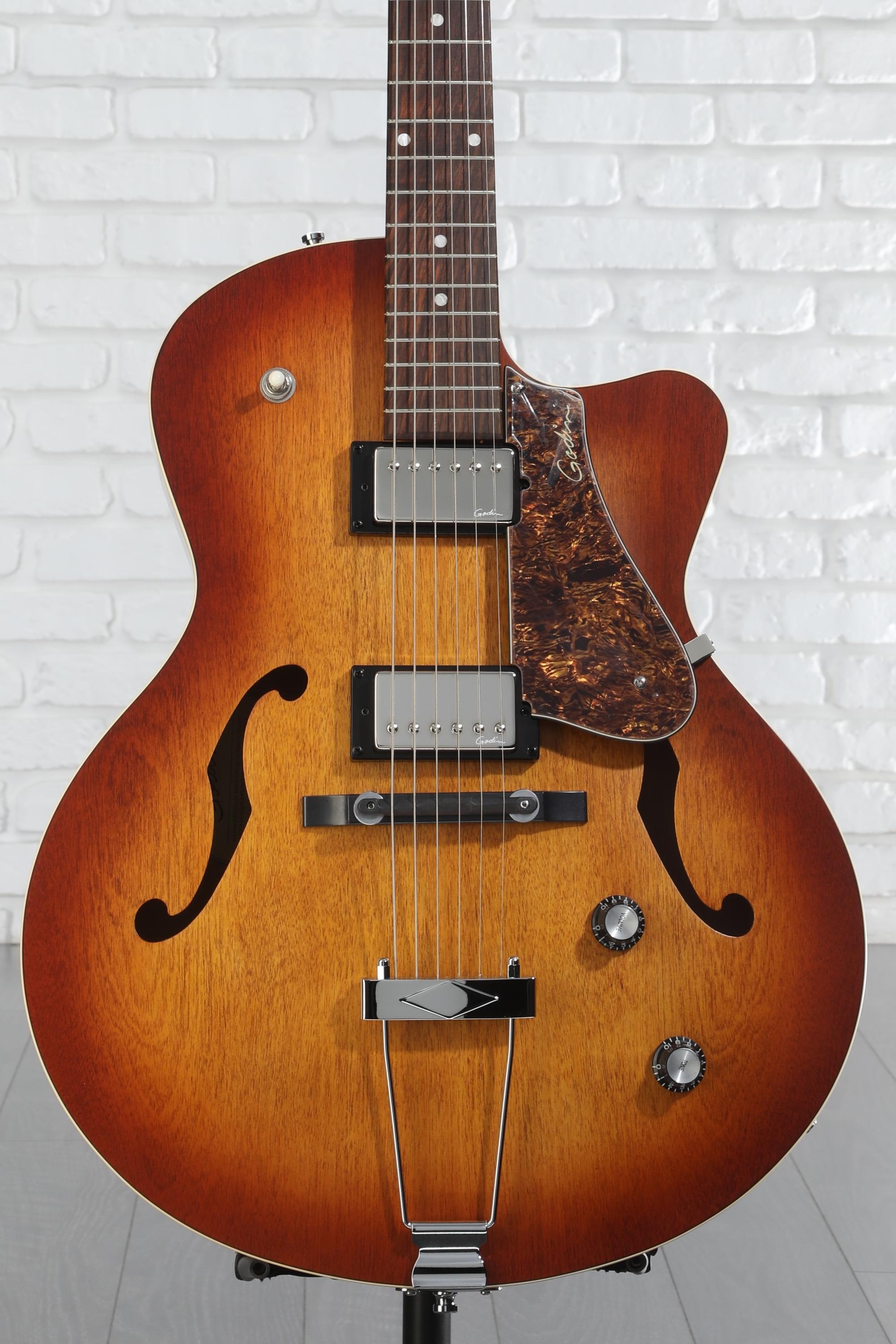 ほ*よ様 ゴダン　godin 5th avemue CW kingpinⅡ co 5th Avenue CW Kingpin II Cognac Burst | Godin Guitars