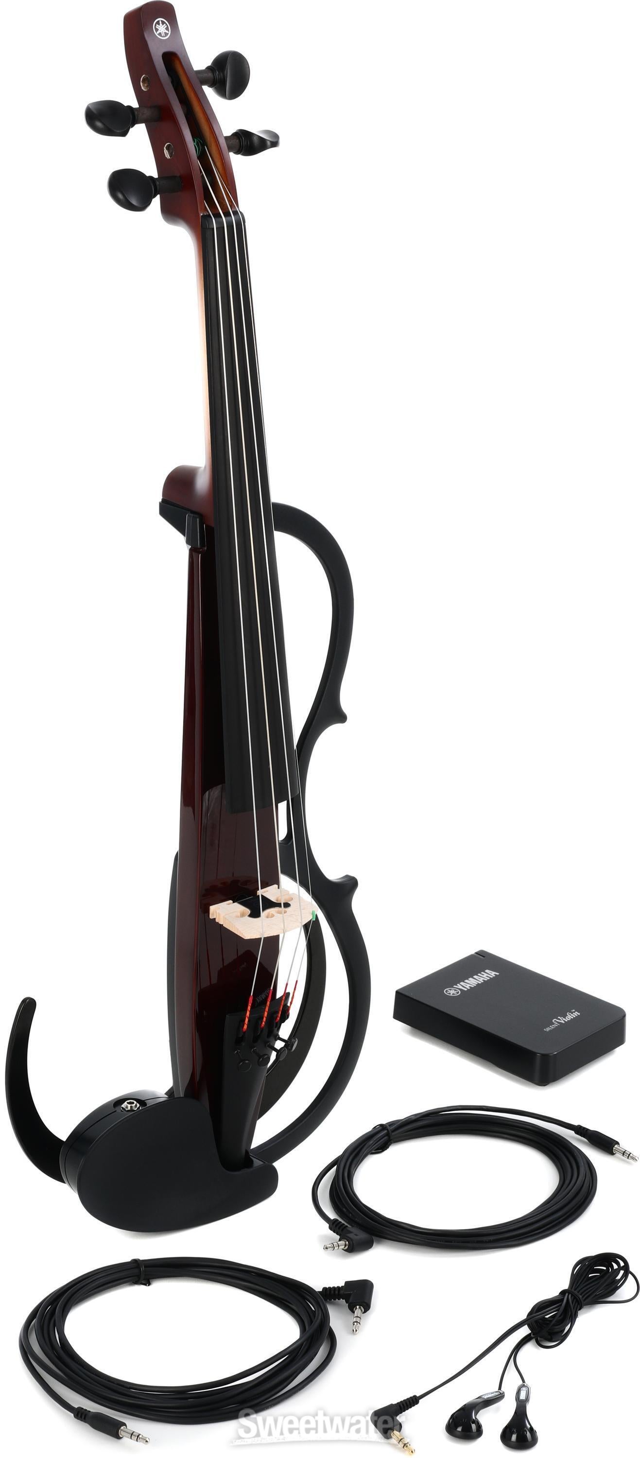 Yamaha Silent Series YSV104 Electric Violin Brown Sweetwater