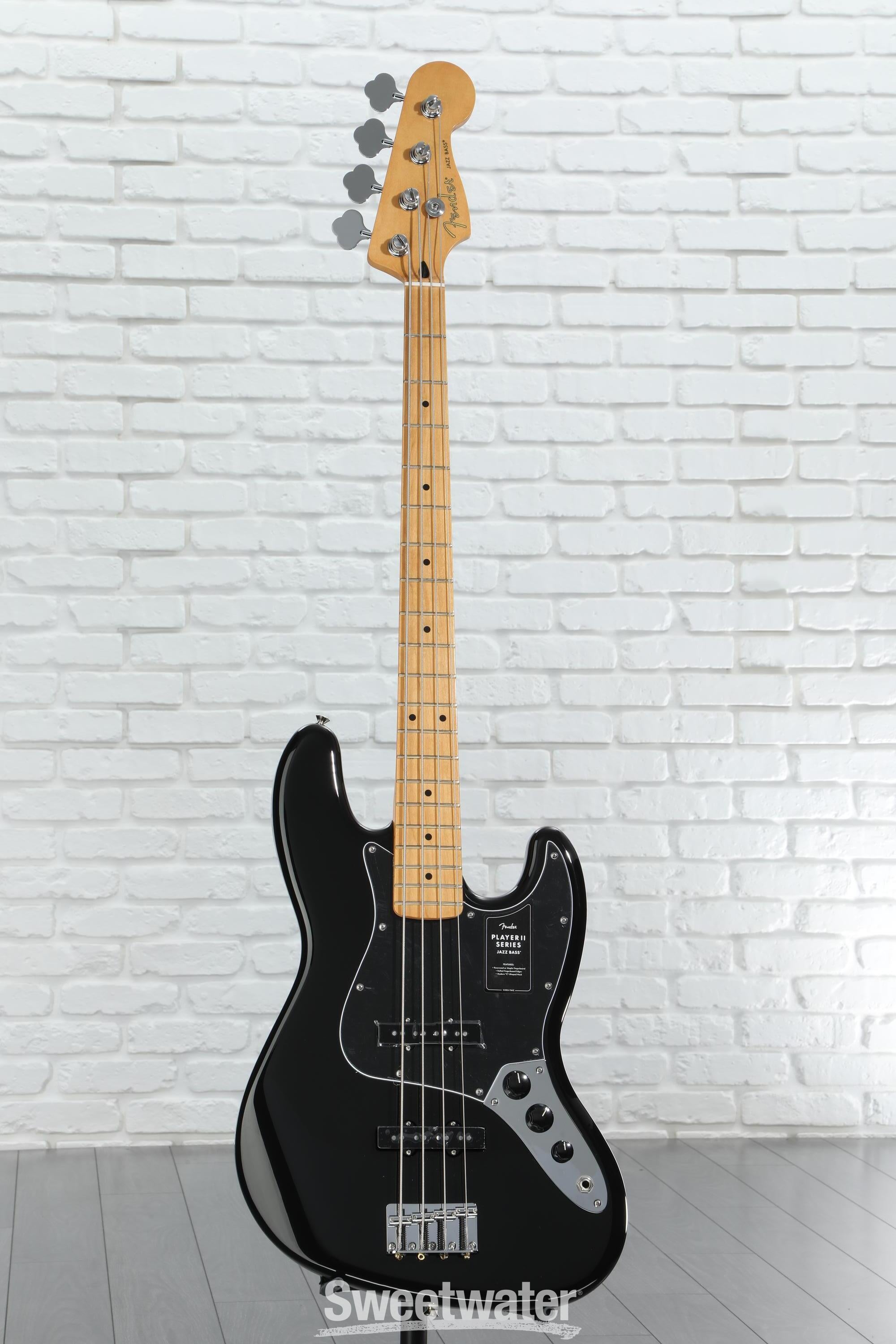 Fender Player II Jazz Bass - Black with Maple Fingerboard