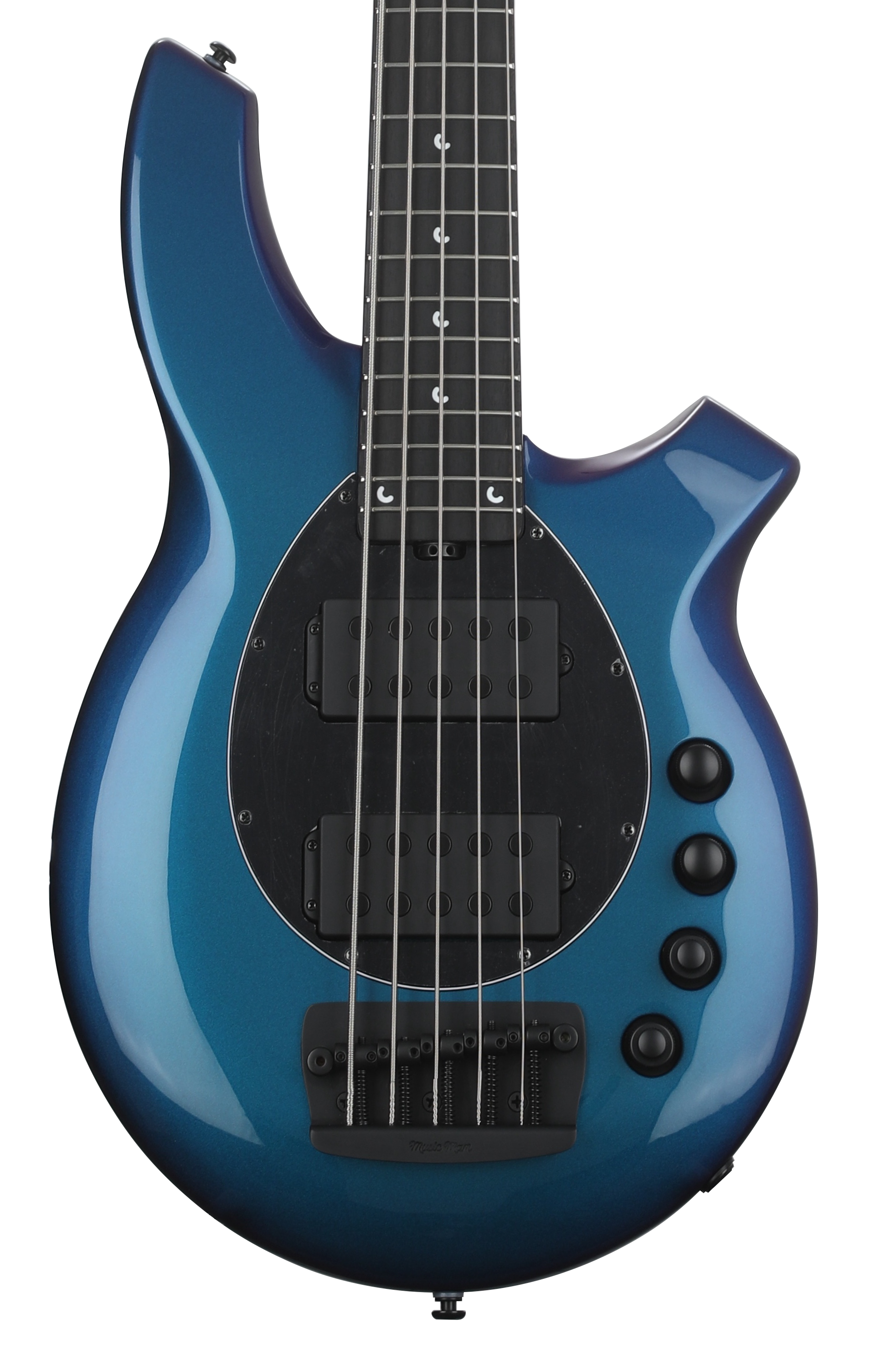 Ernie Ball Music Man Bongo 5 Bass Guitar - Sapphire Iris