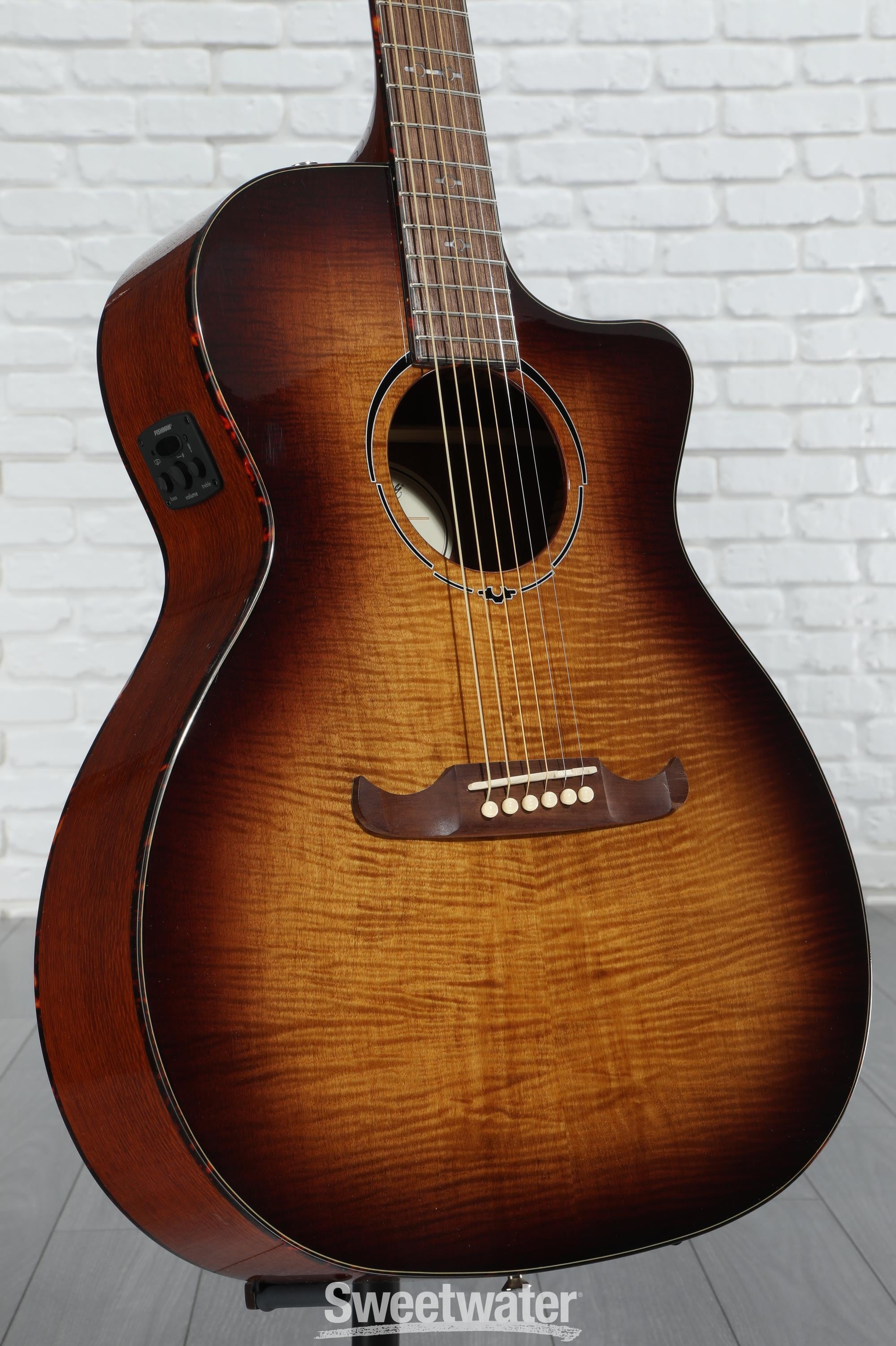 Fender FA-345CE Auditorium - 3-Tone Tea Burst | Sweetwater