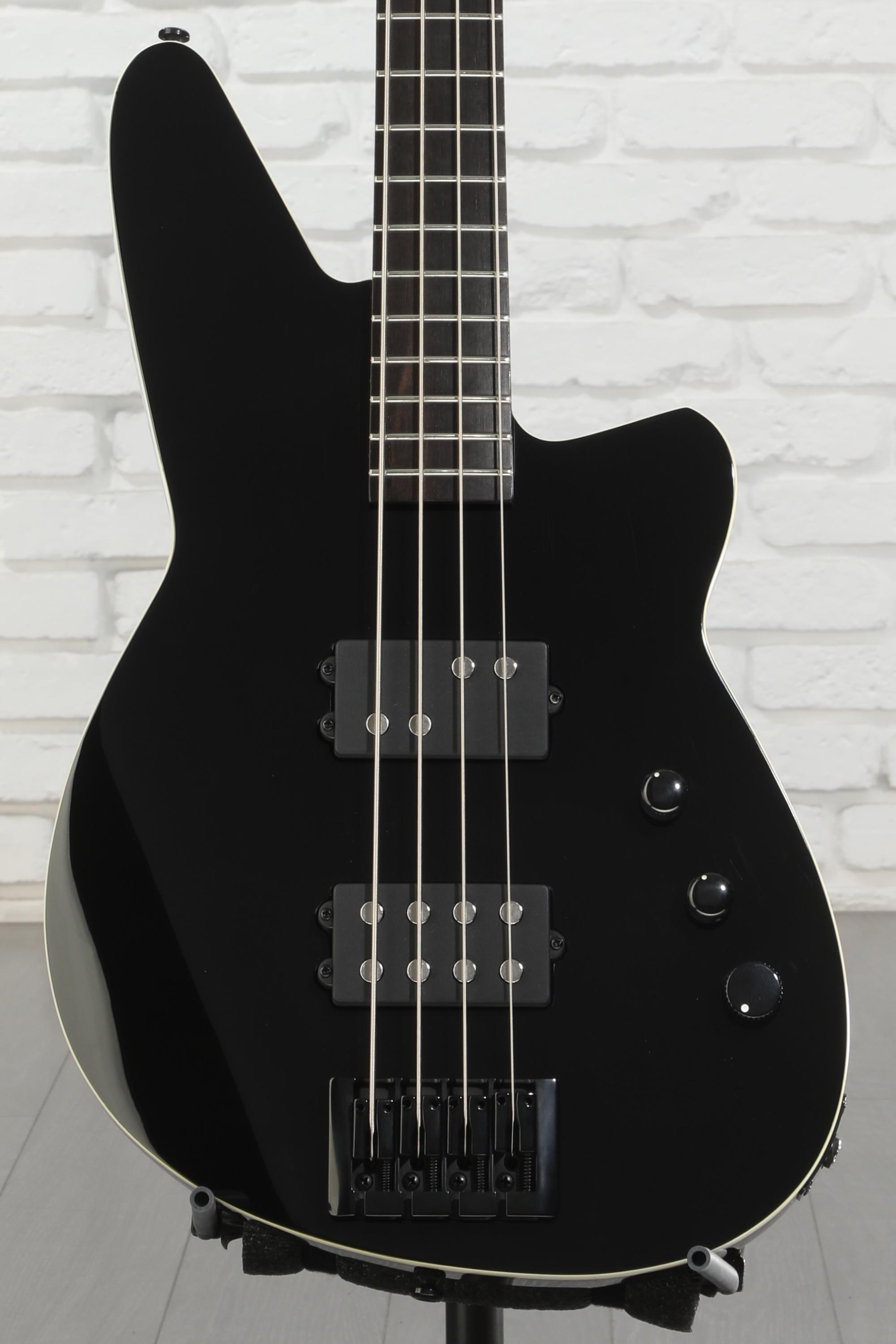 Reverend Mercalli 4 Blackout Electric Bass Guitar - Midnight Black