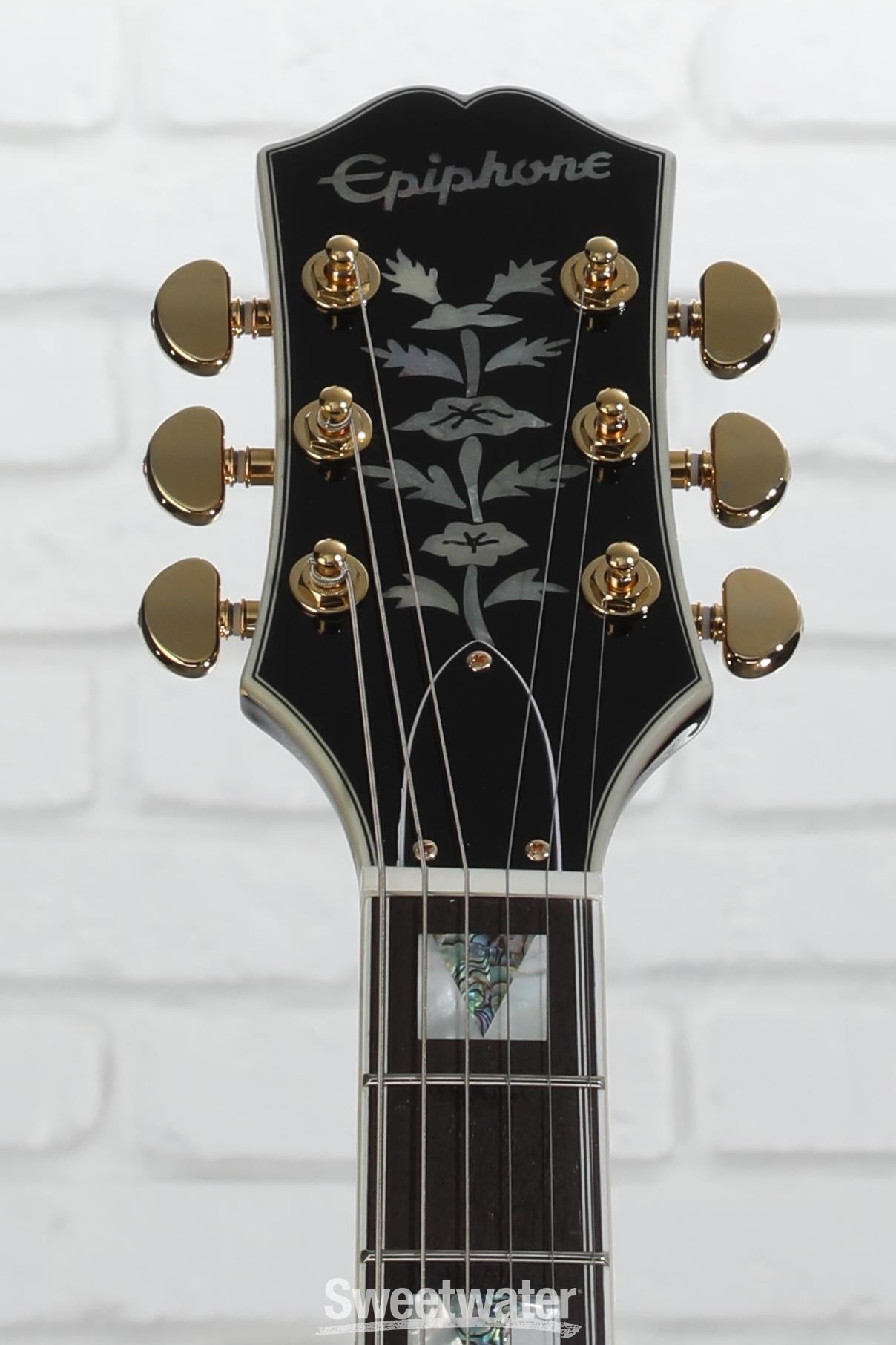 ギター Epiphone sheraton Frequensator sunburst Epiphone Sheraton with Frequensator Vintage Sunburst Semi