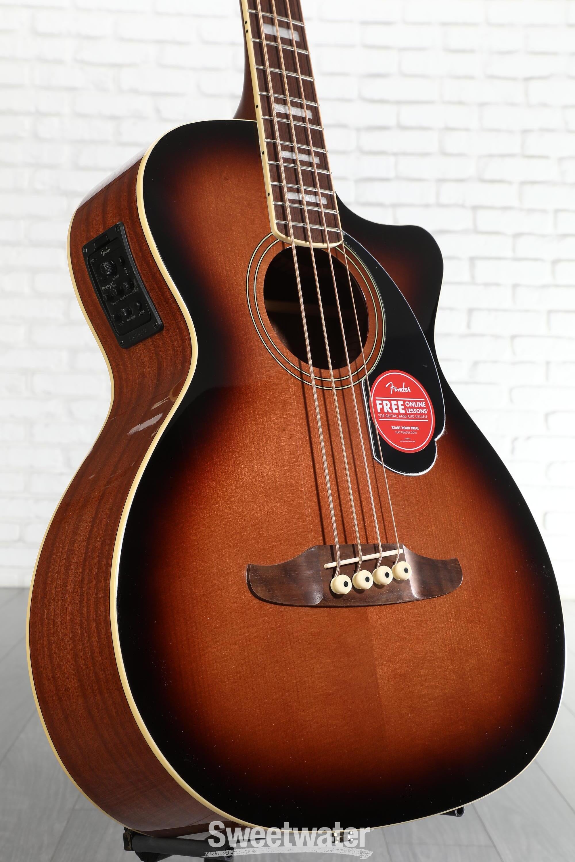 Photo of Fender Kingman Acoustic-electric Bass - Shaded Edge Burst