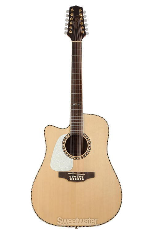 Takamine GD74CE 12-string Left-handed Acoustic-electric Guitar - Natural