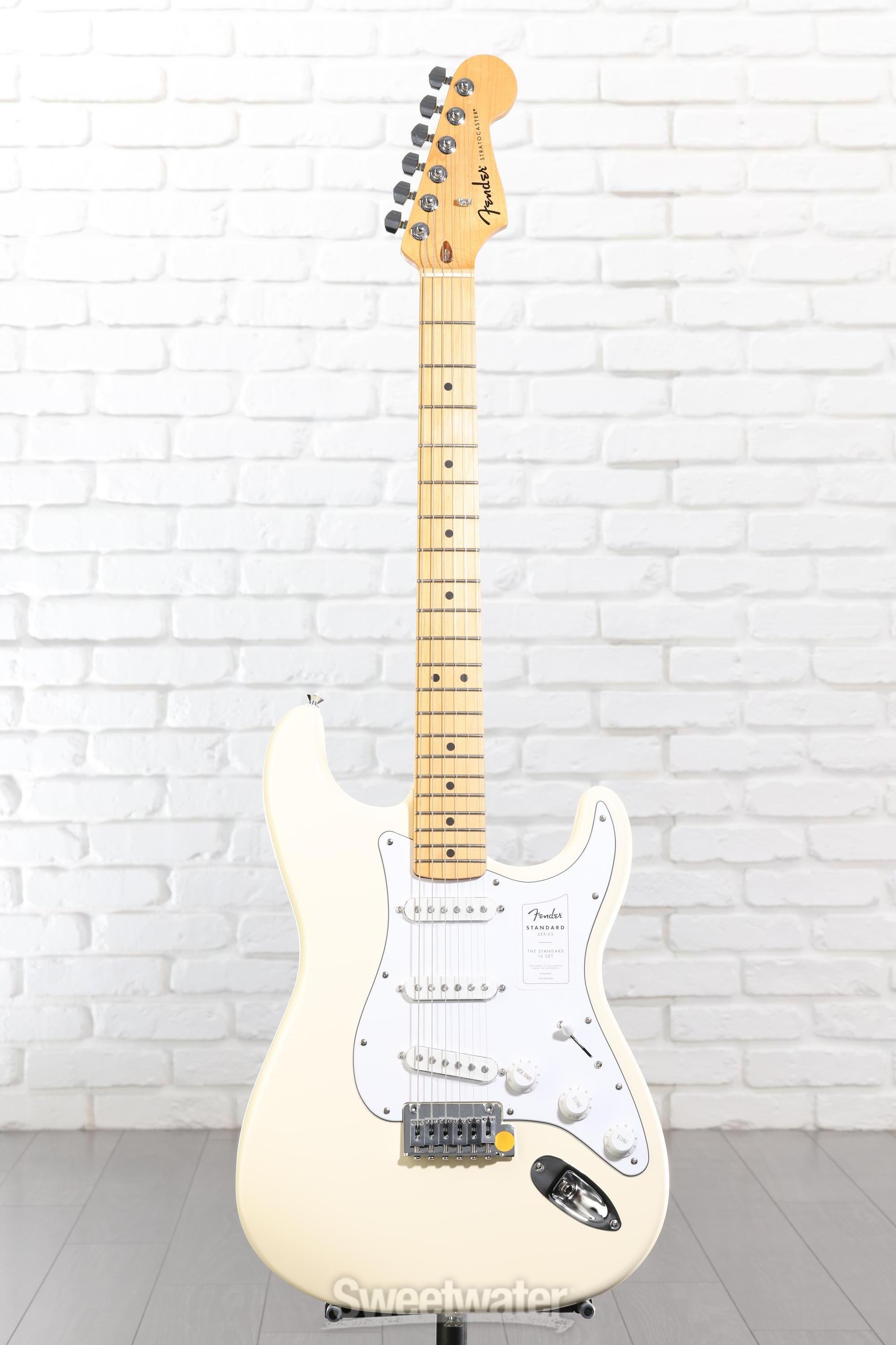 Fender Standard Stratocaster Electric Guitar - Olympic White