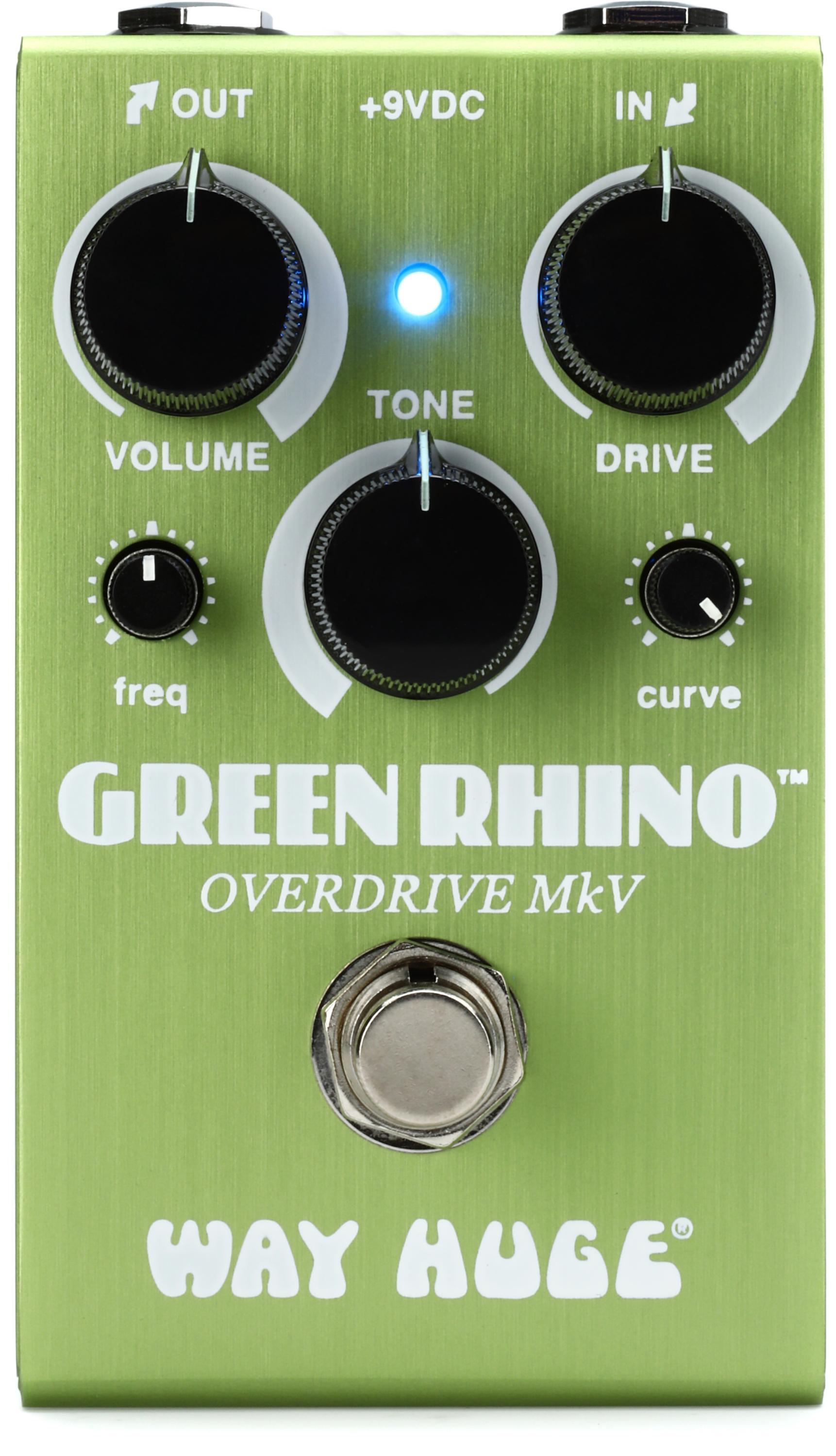 Way Huge Electronics WHE-207 Green Rhino MKIV Overdrive pedal