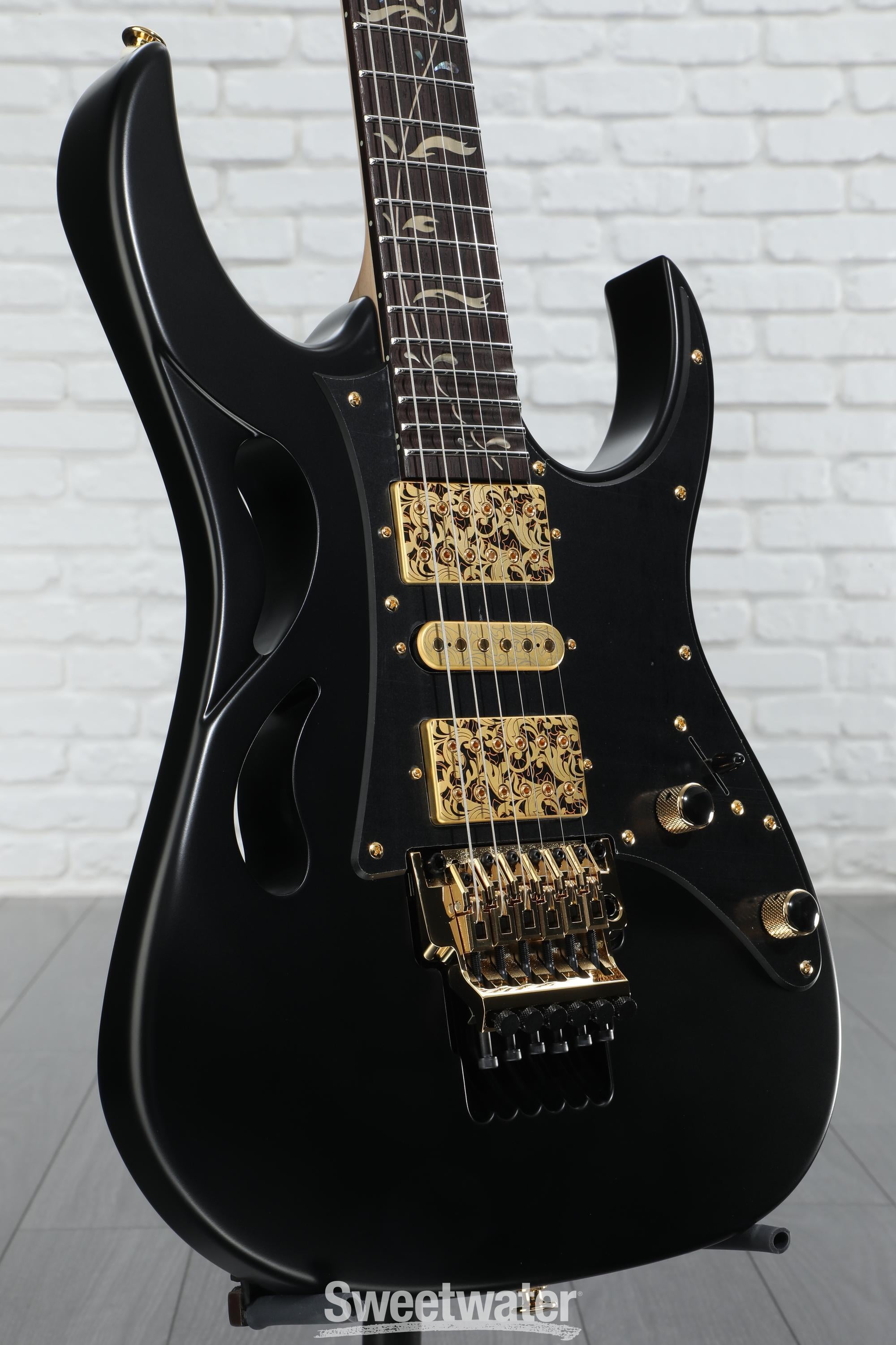 Ibanez Steve Vai Signature PIA3761 Electric Guitar - Onyx Black