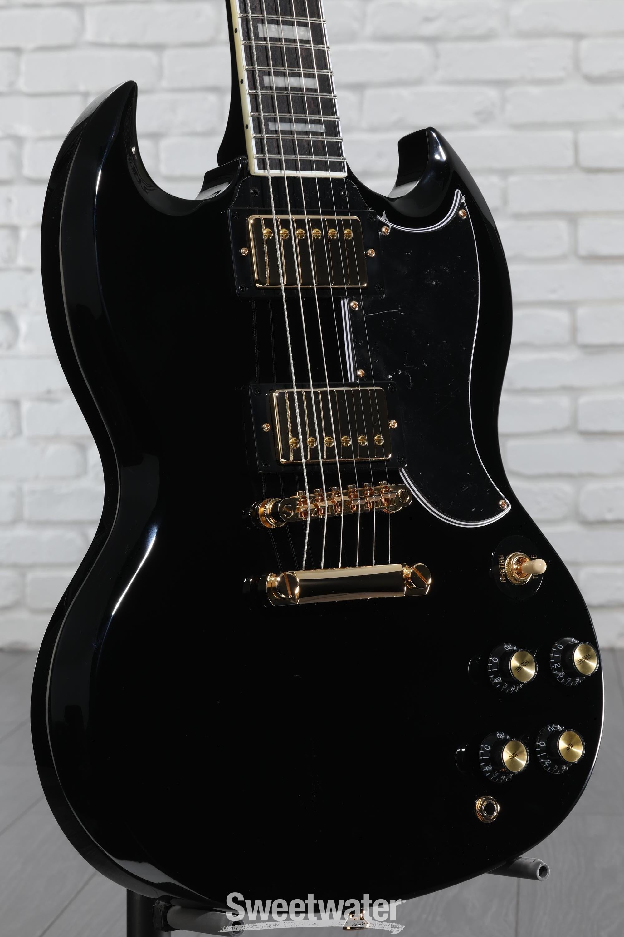 Epiphone SG Custom Electric Guitar - Ebony | Sweetwater