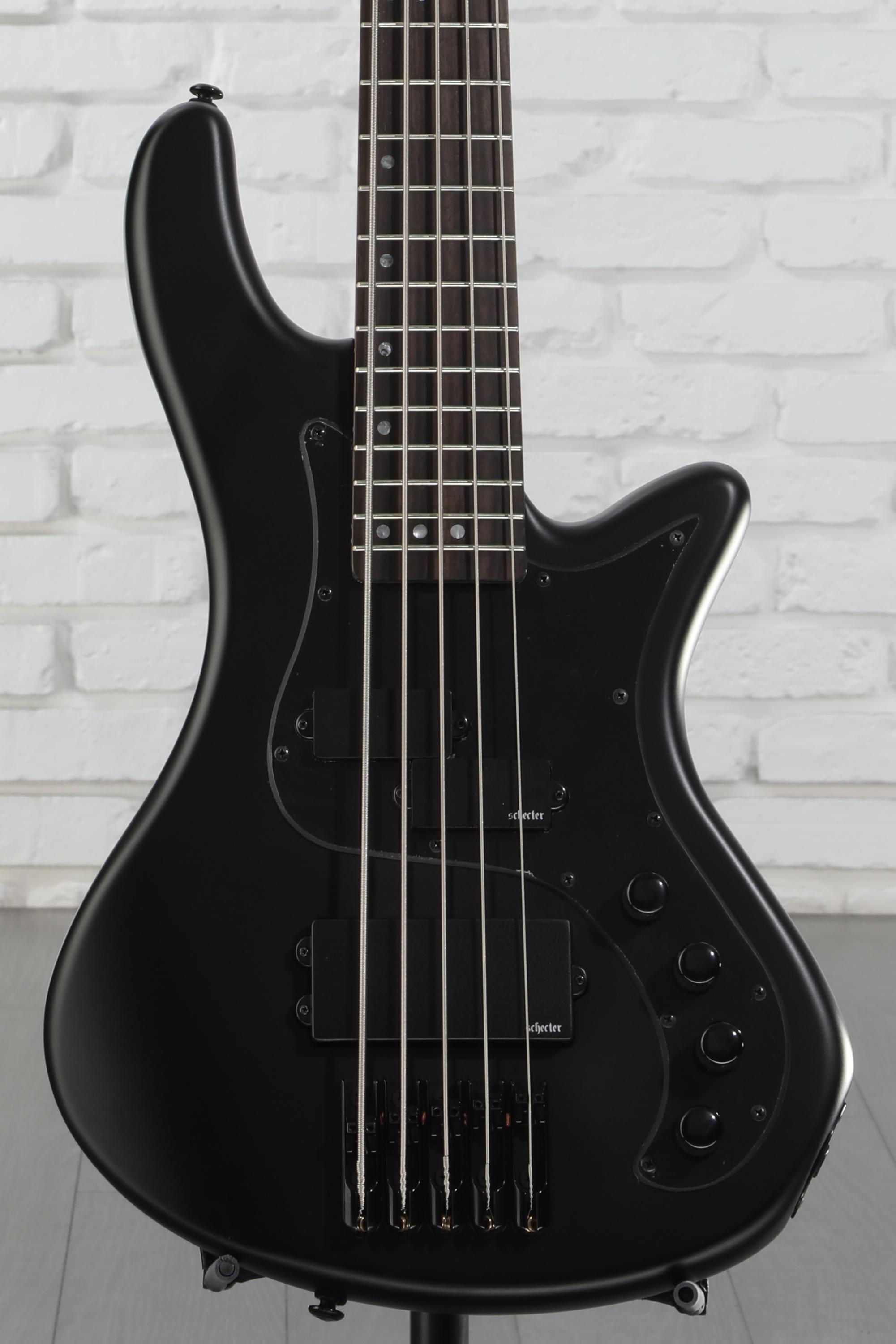 Schecter Stiletto Stealth-5 5-string Electric Bass Guitar