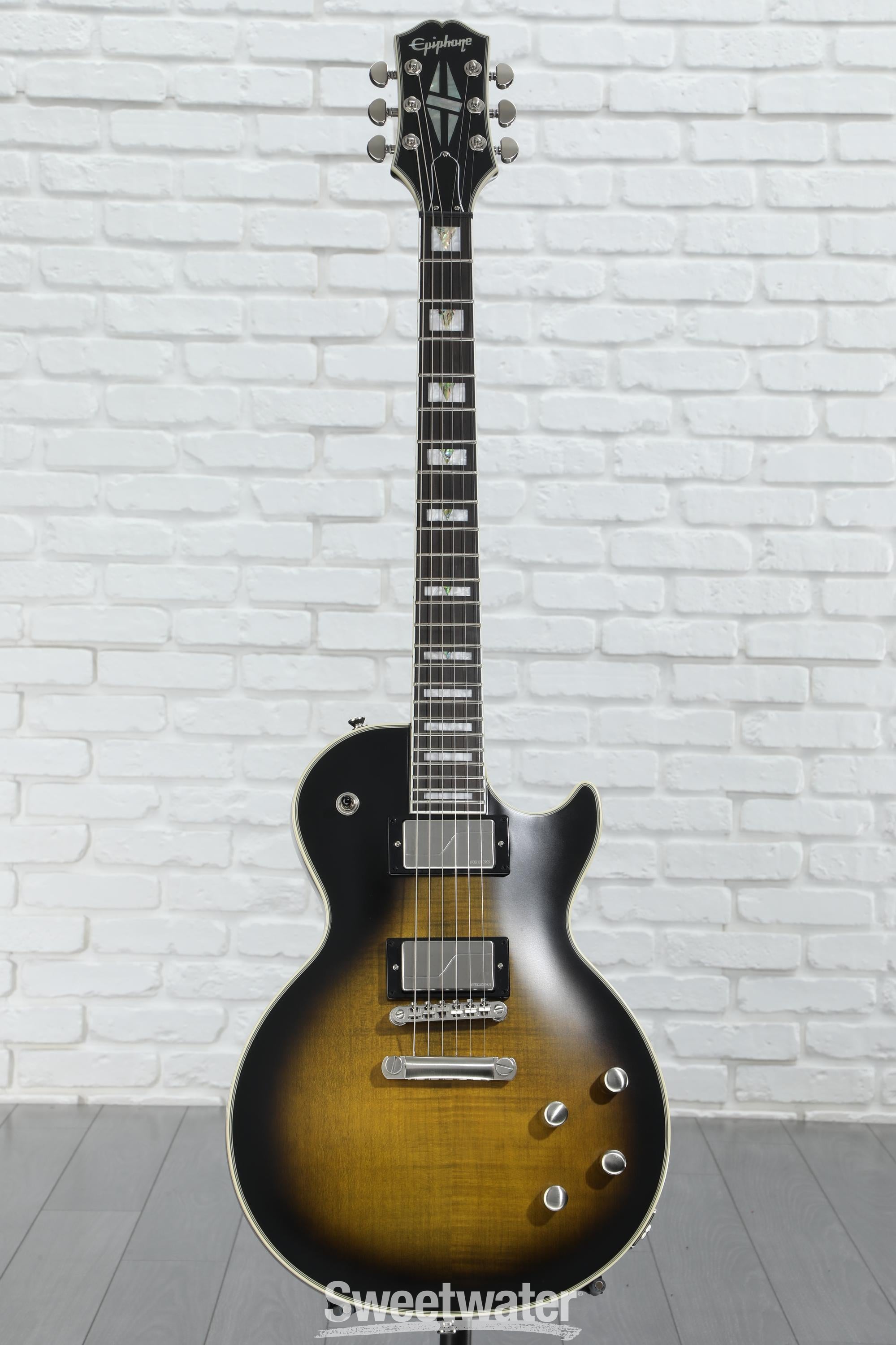 Epiphone Les Paul Prophecy Electric Guitar - Olive Tiger Aged